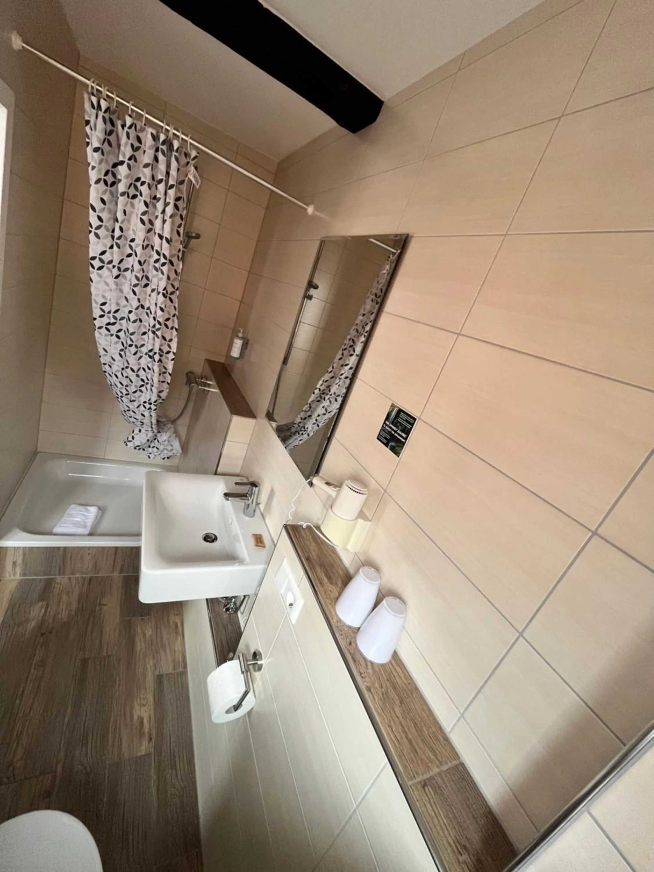 Bathroom in Gästehaus AM HAFEN