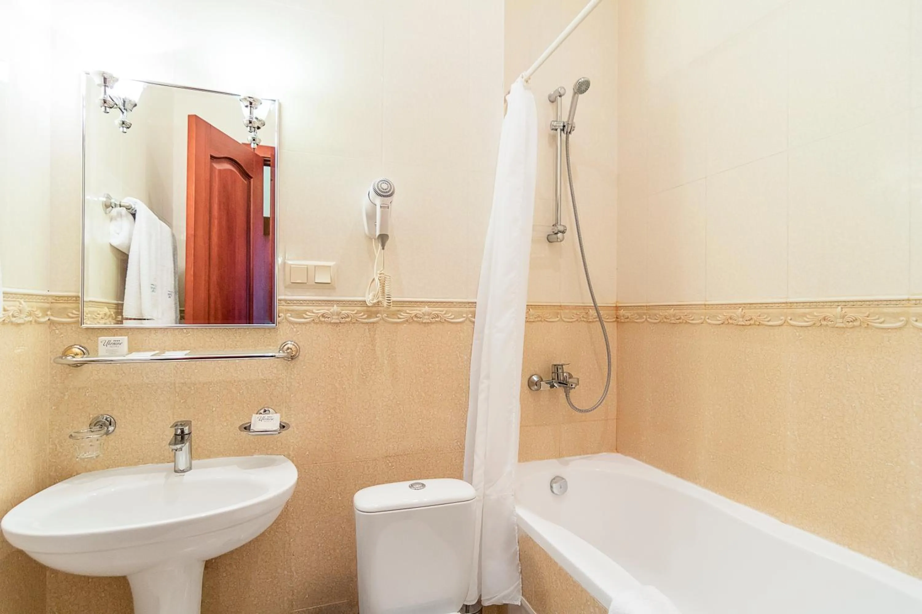 Shower in Ukraine Hotel