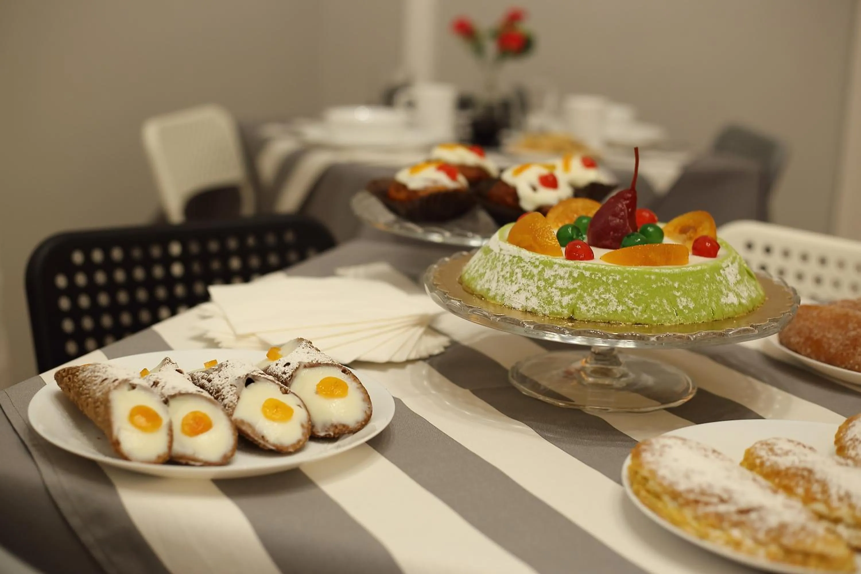 Food close-up in Mantegna Rooms