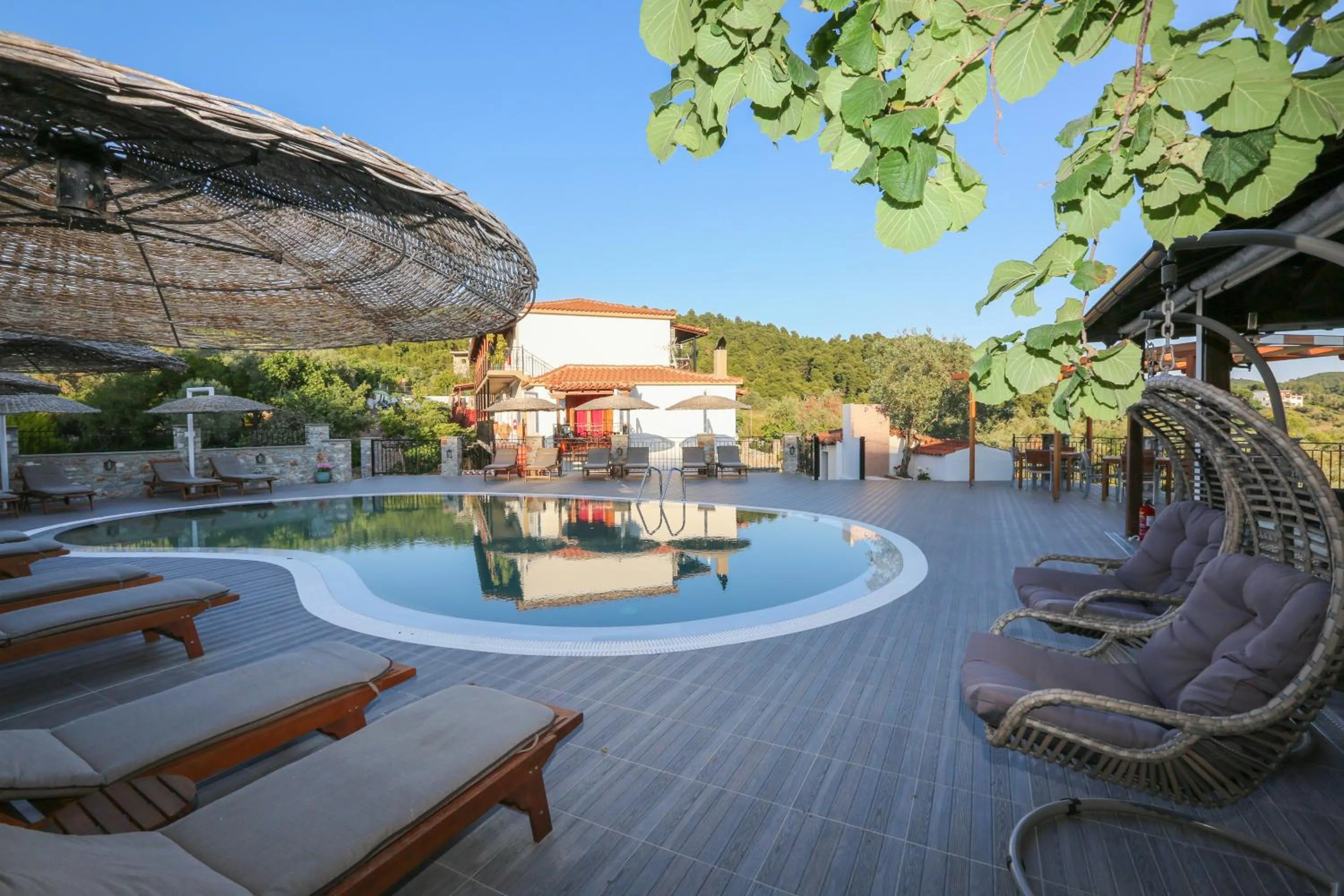 Swimming pool in Skiathos Argento