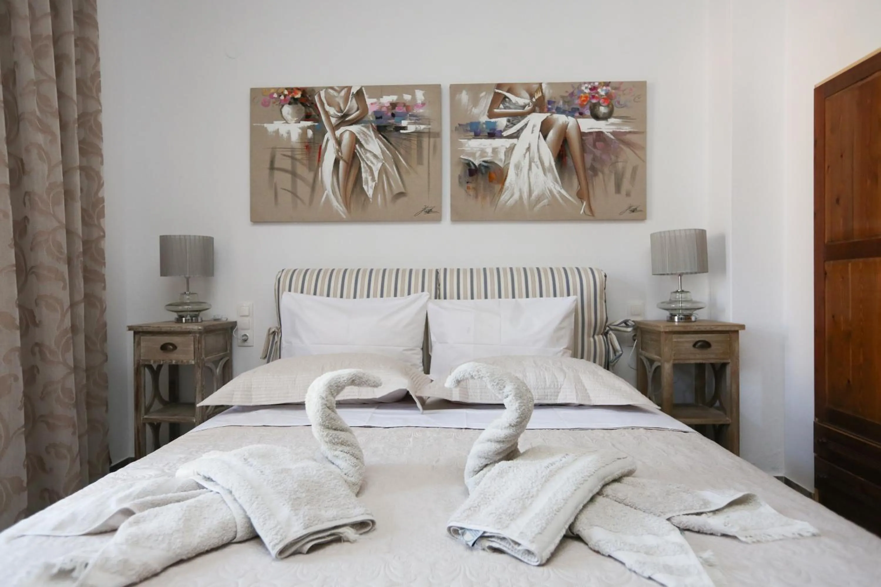 Bedroom, Bed in Skiathos Argento