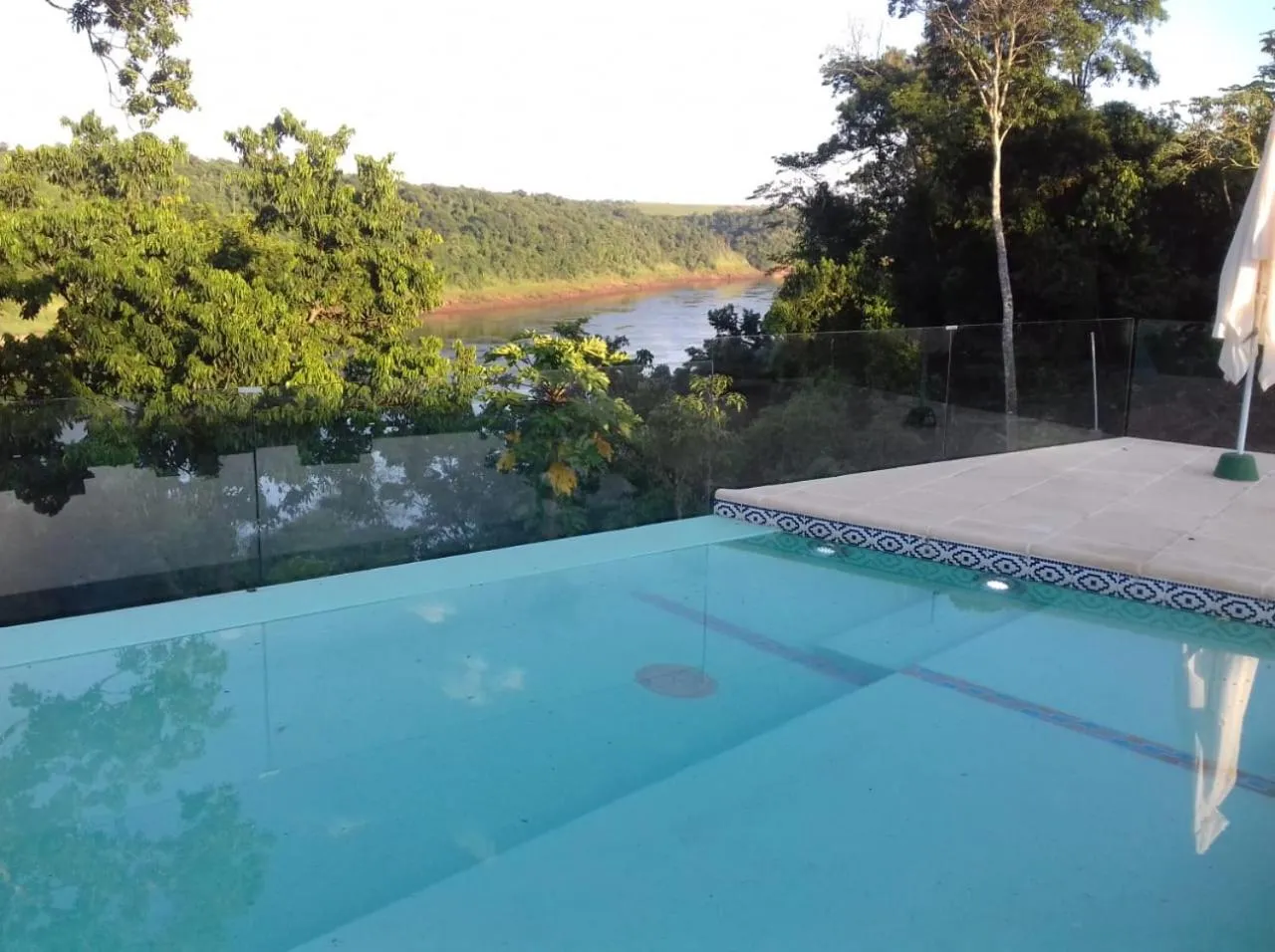 Swimming pool in Tupa Lodge