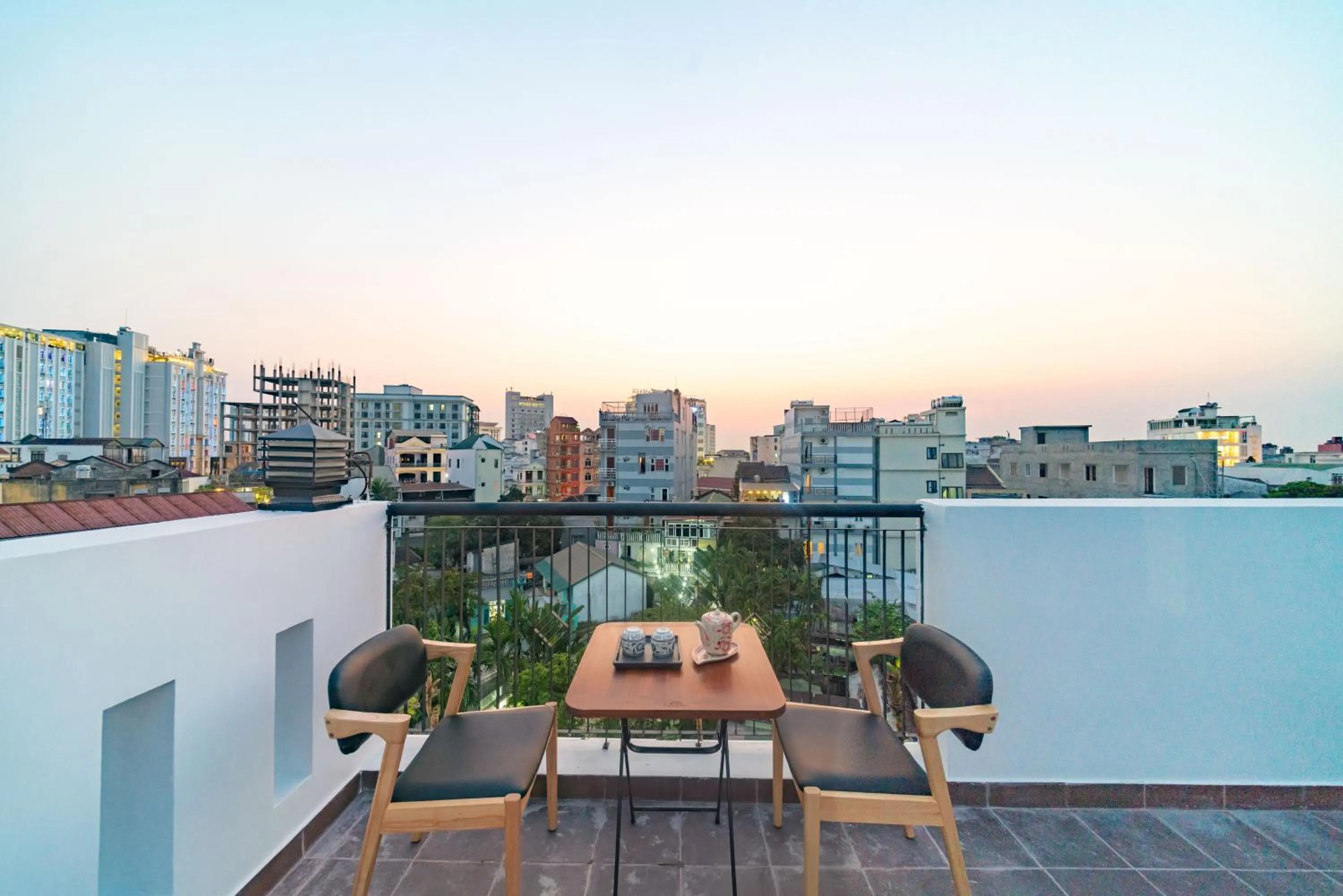 Balcony/Terrace in Stop and Go Boutique Homestay Hue