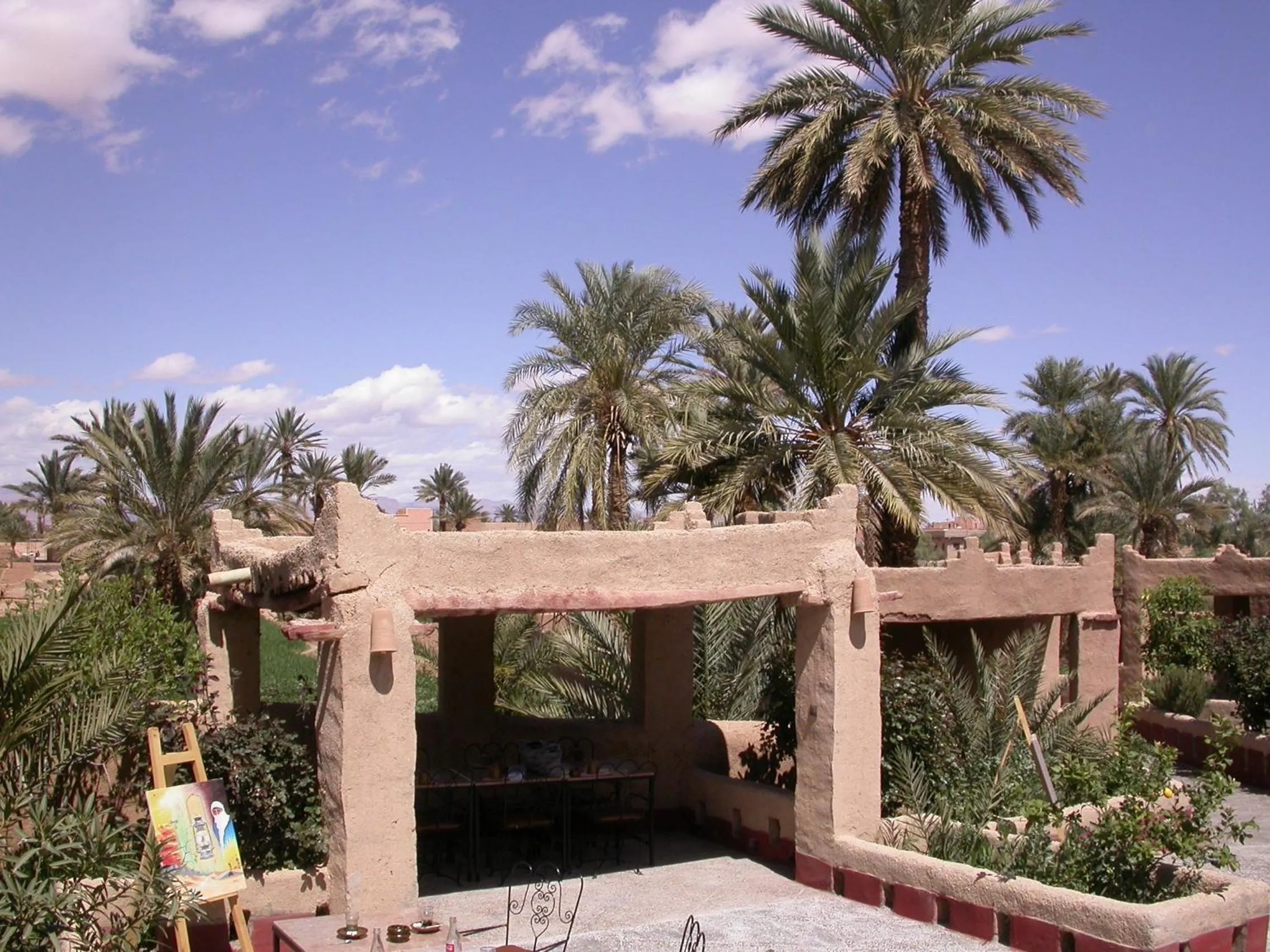 Garden view in Gite Elkhorbat