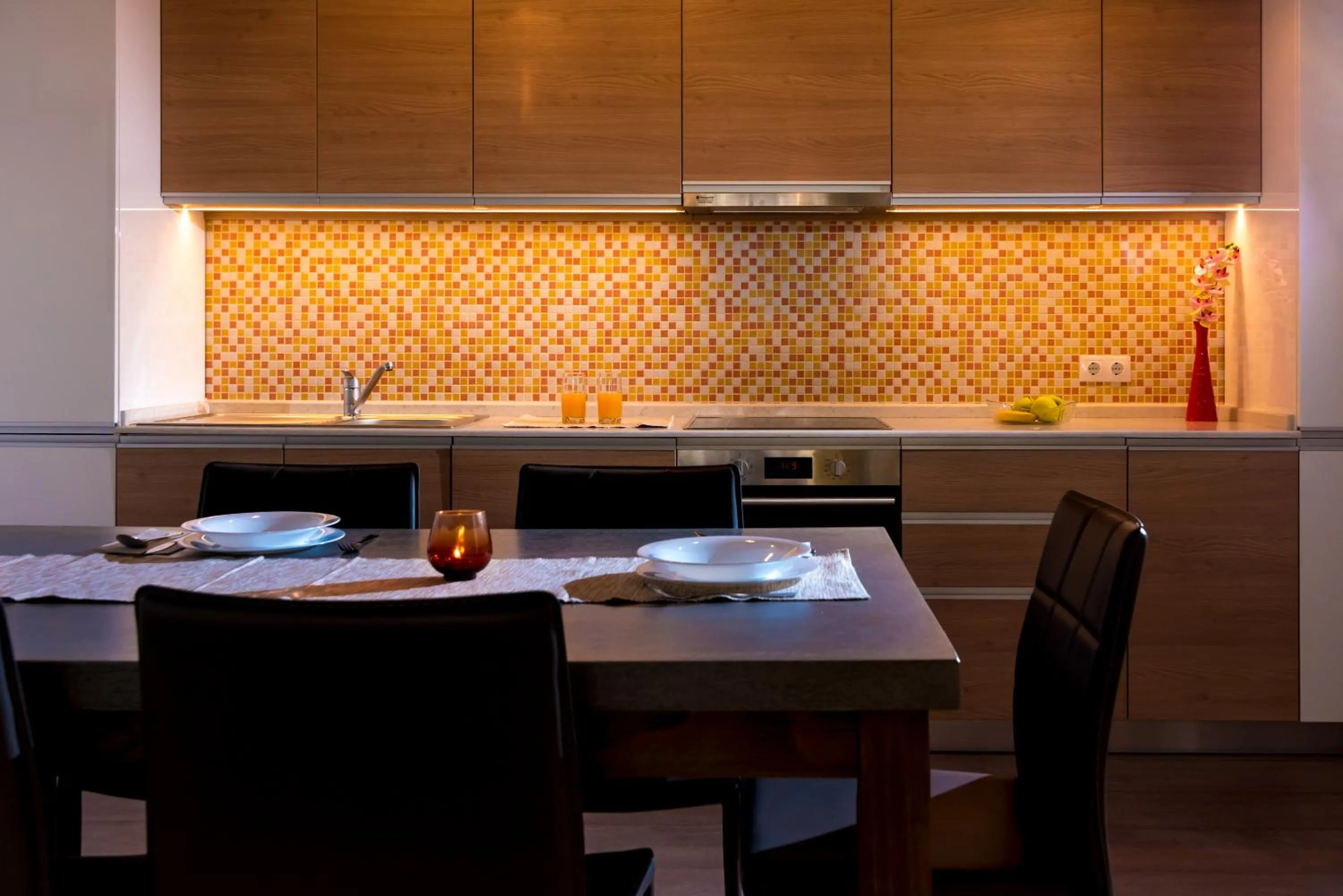 Kitchen or kitchenette in Casa Nicolae Luxury Suites