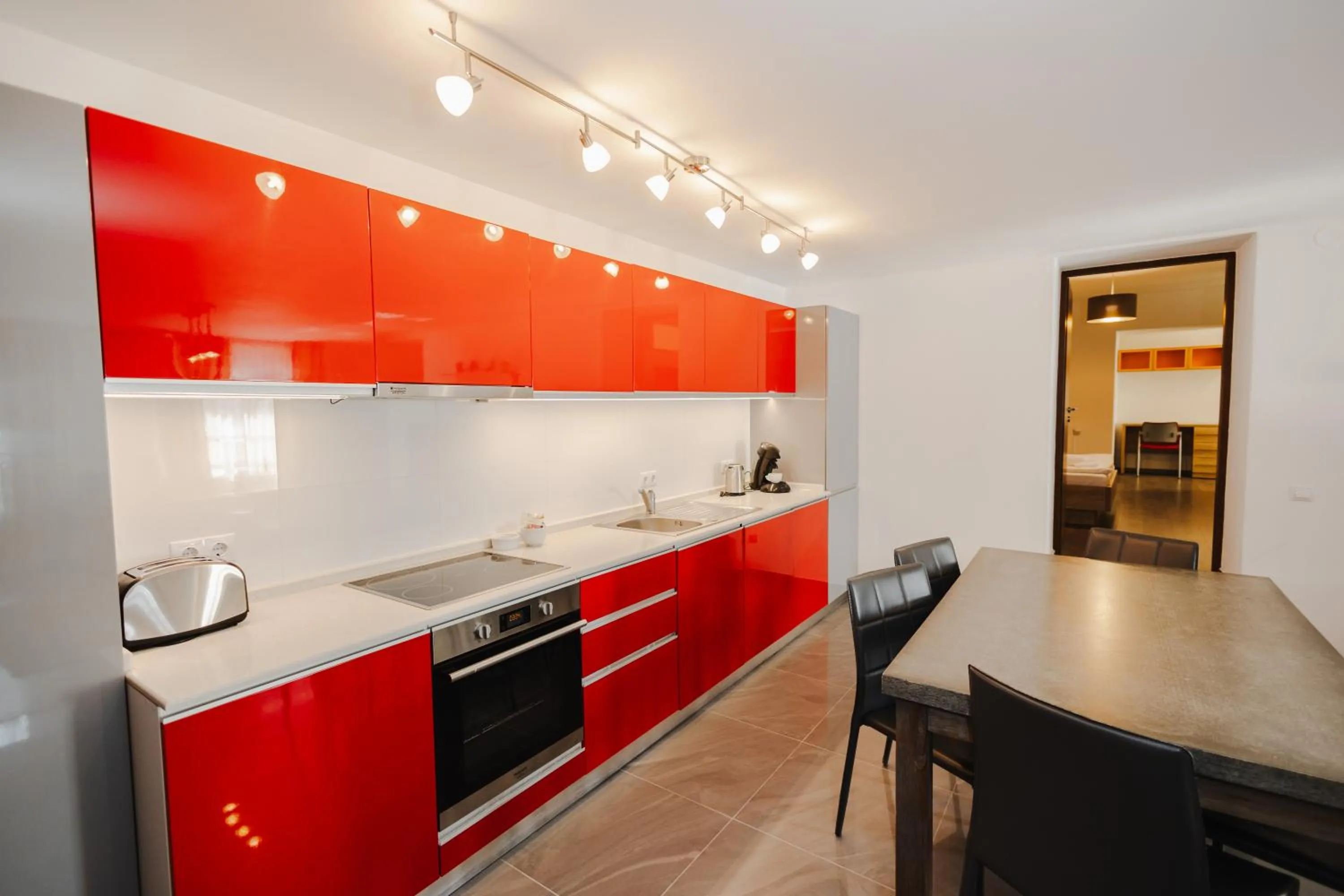 Kitchen or kitchenette in Casa Nicolae Luxury Suites