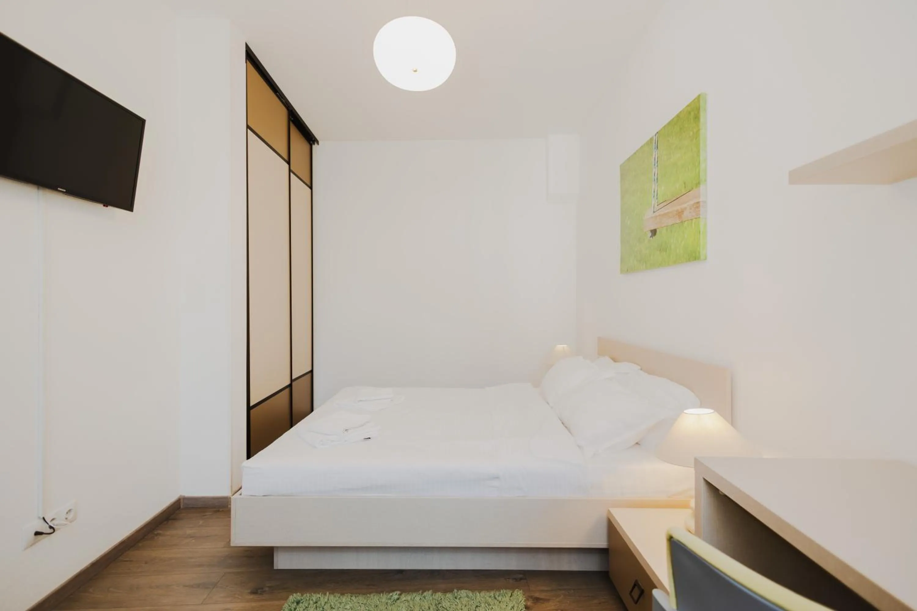 Bed in Casa Nicolae Luxury Suites