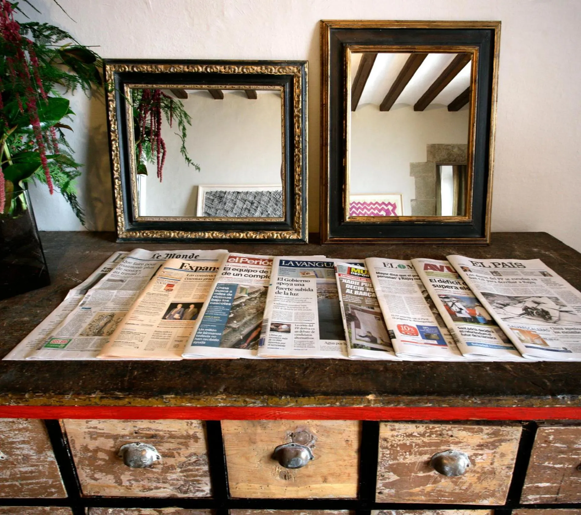Lobby or reception in Can Mora de Dalt