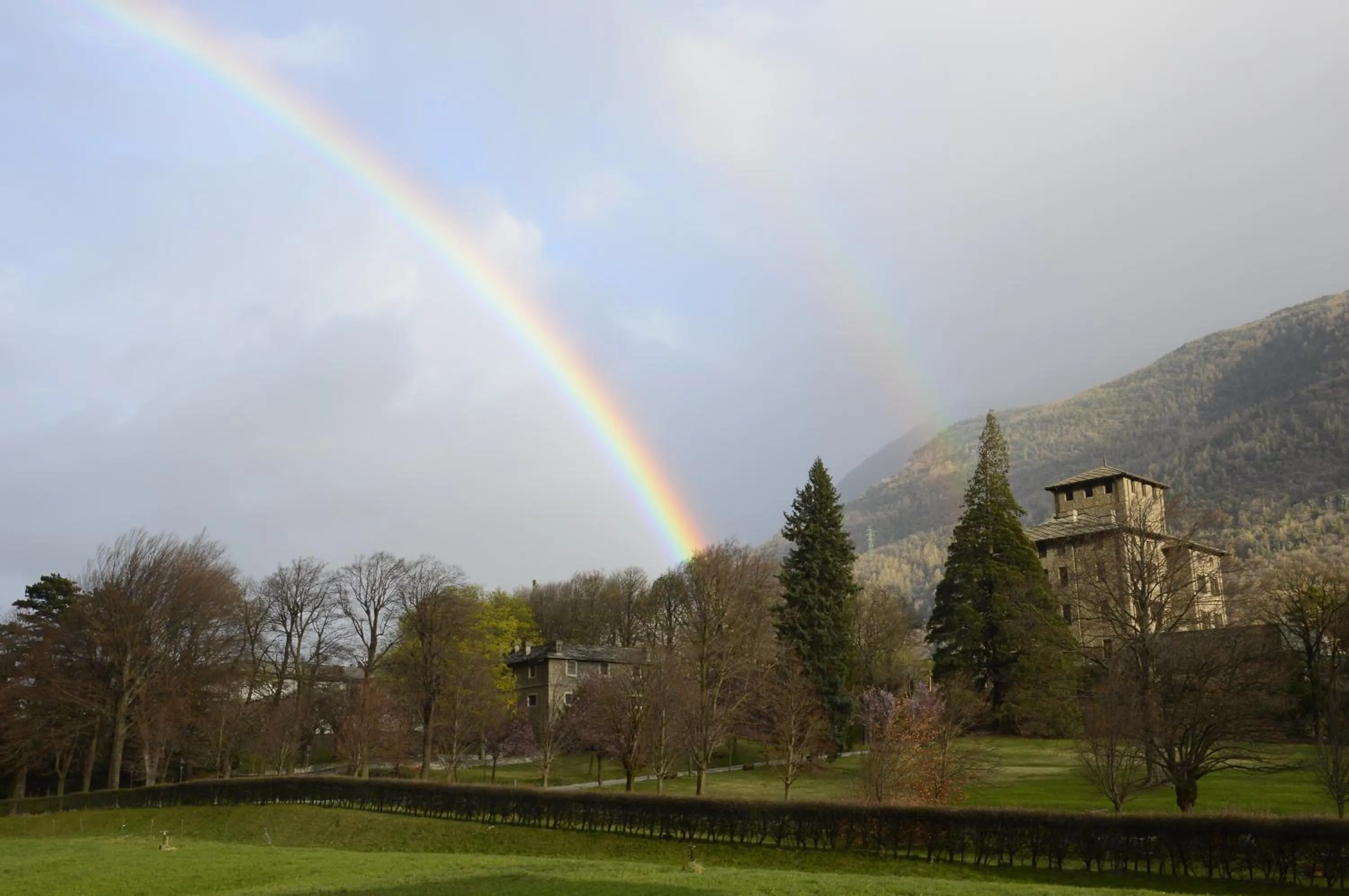 Natural landscape in Au Coin Du Chateau