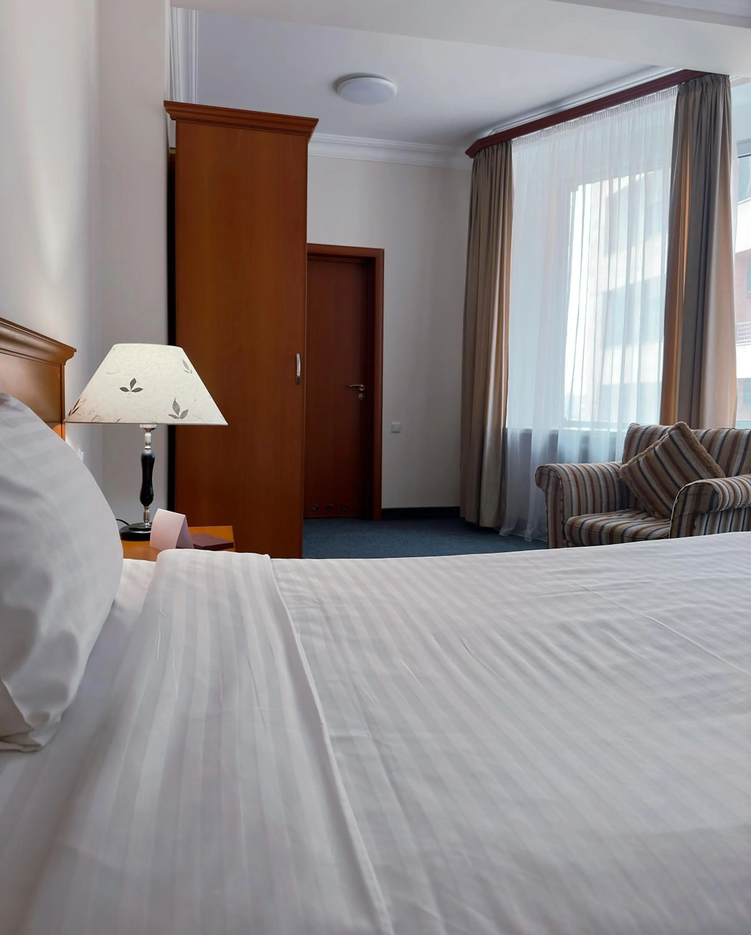 Bed in Aviatrans Hotel