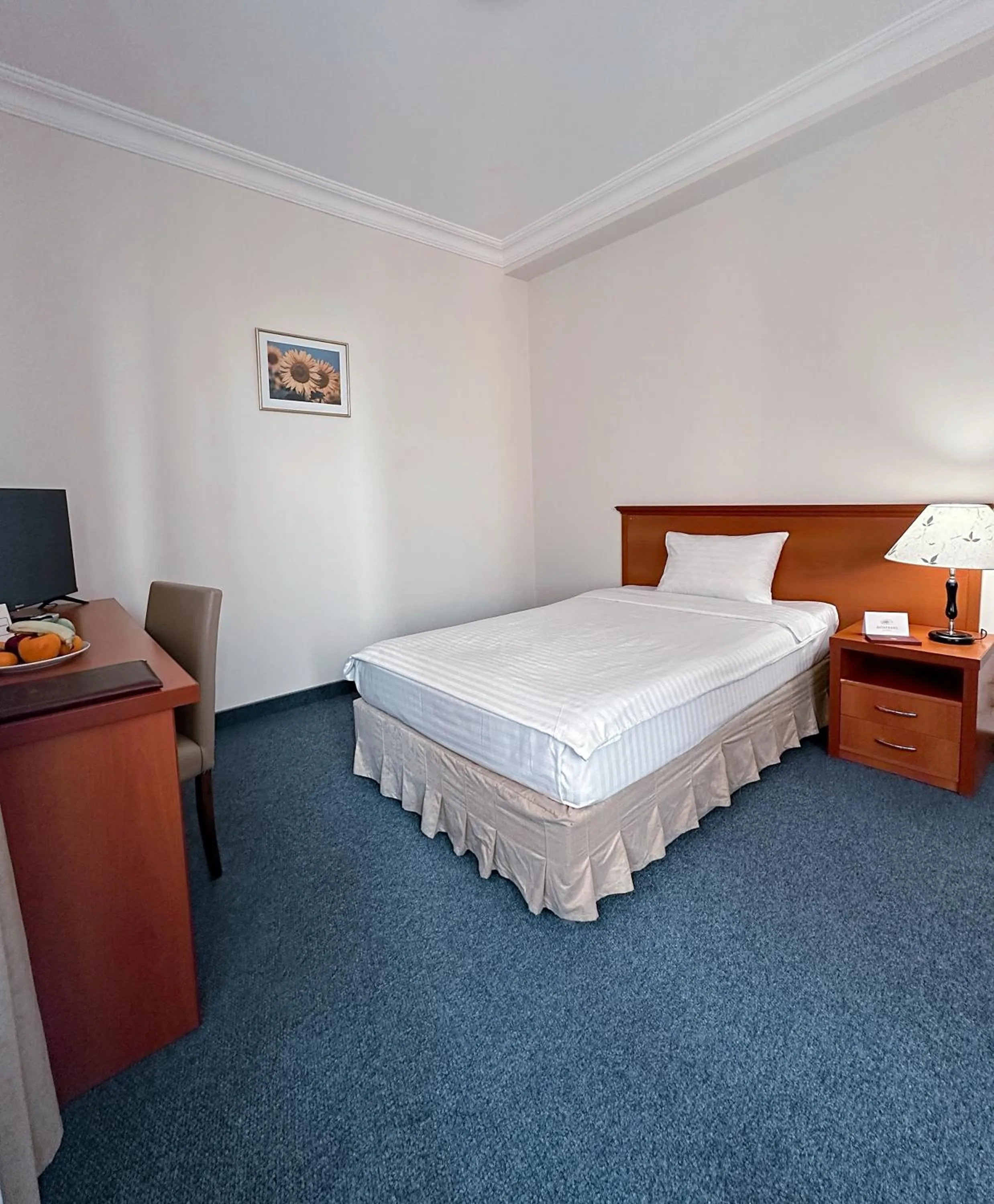 Bed in Aviatrans Hotel