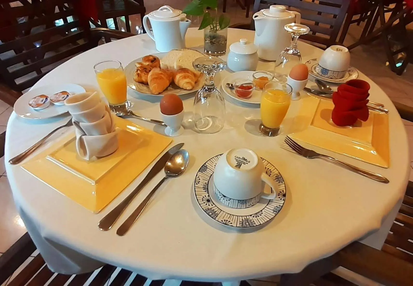 Continental breakfast in Villa Sumbing Indah