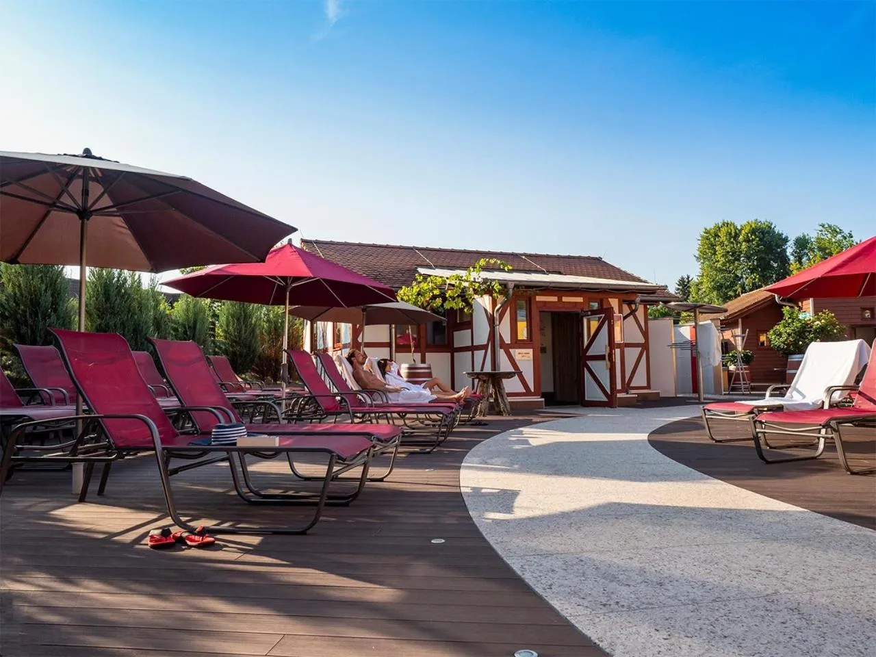 Hot Spring Bath in Hotel Kurparkblick inkl Therme und Sauna Eintritt 24h Check-in