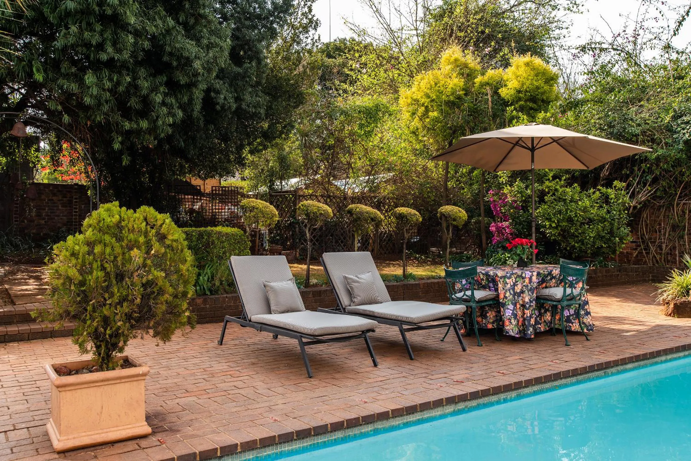 Garden view in 5th Avenue Gooseberry Guest House