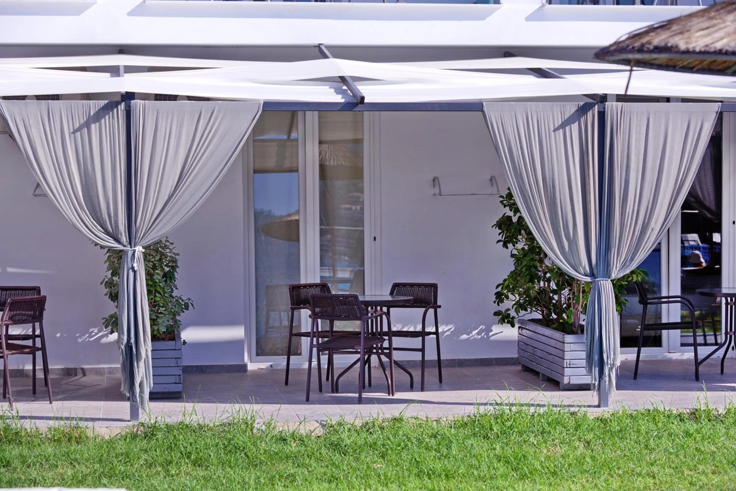 Patio in Hotel Punta