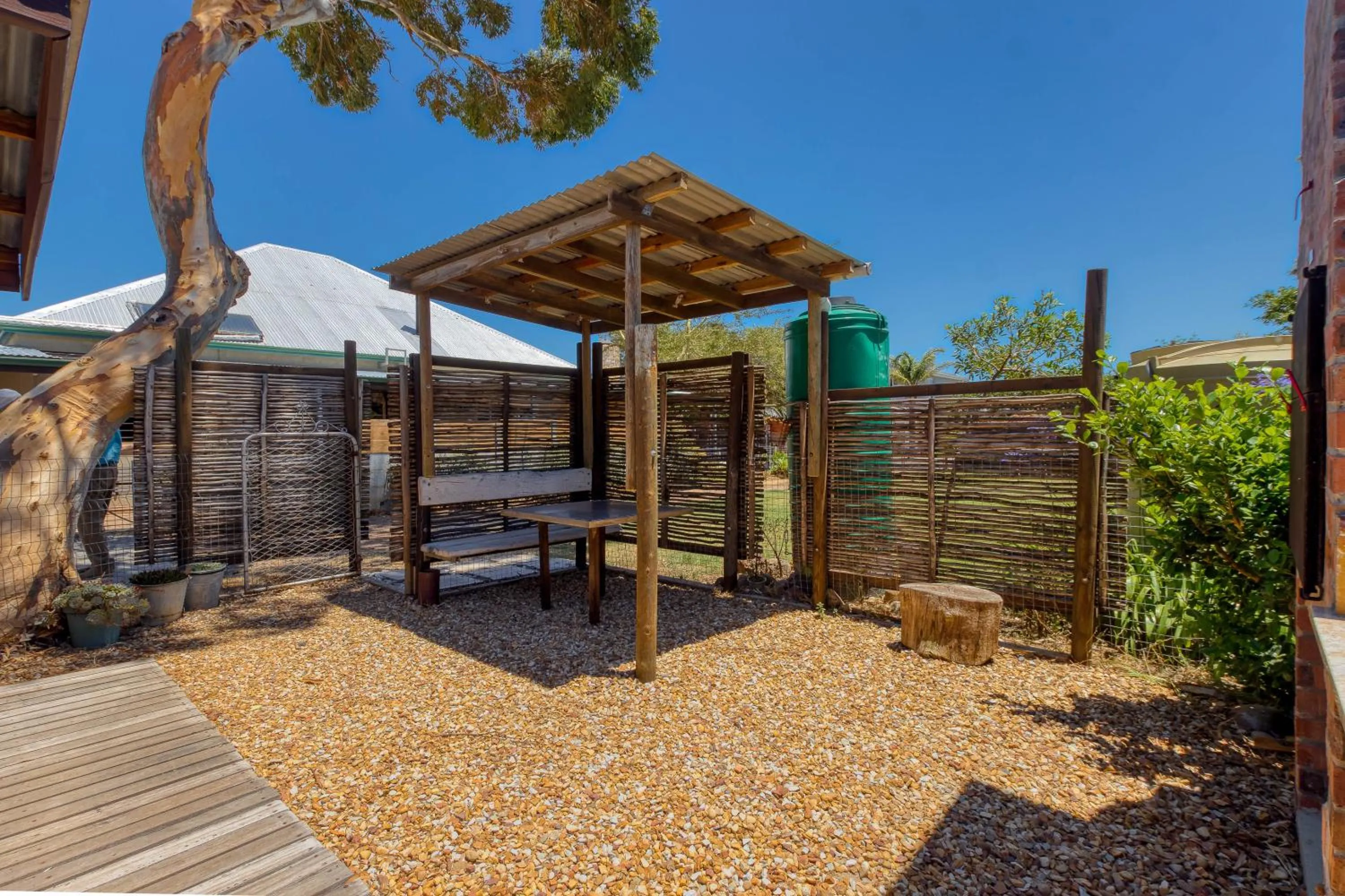 Inner courtyard view in The Yard
