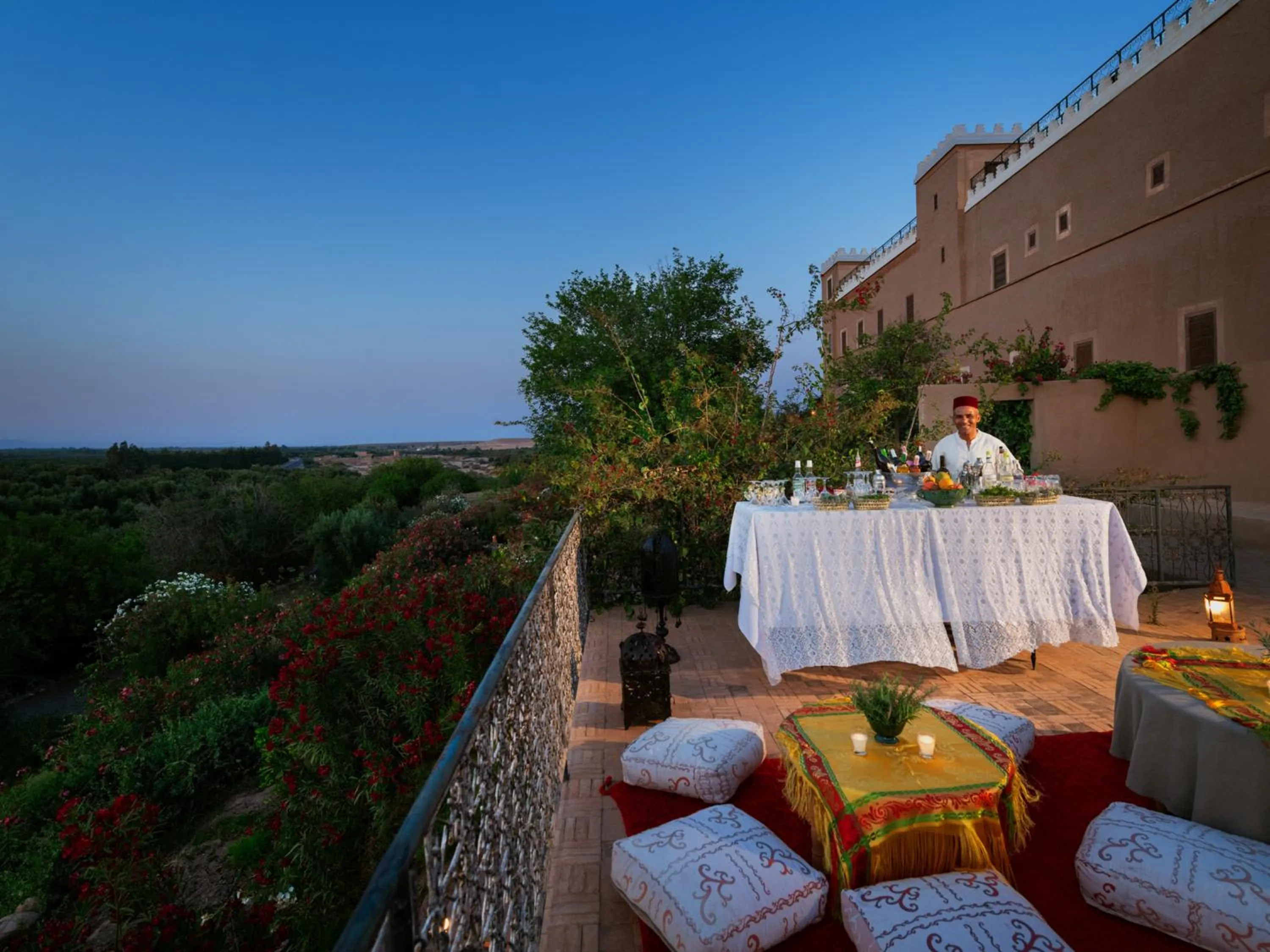 Patio in Kasbah Agafay Hotel & Spa