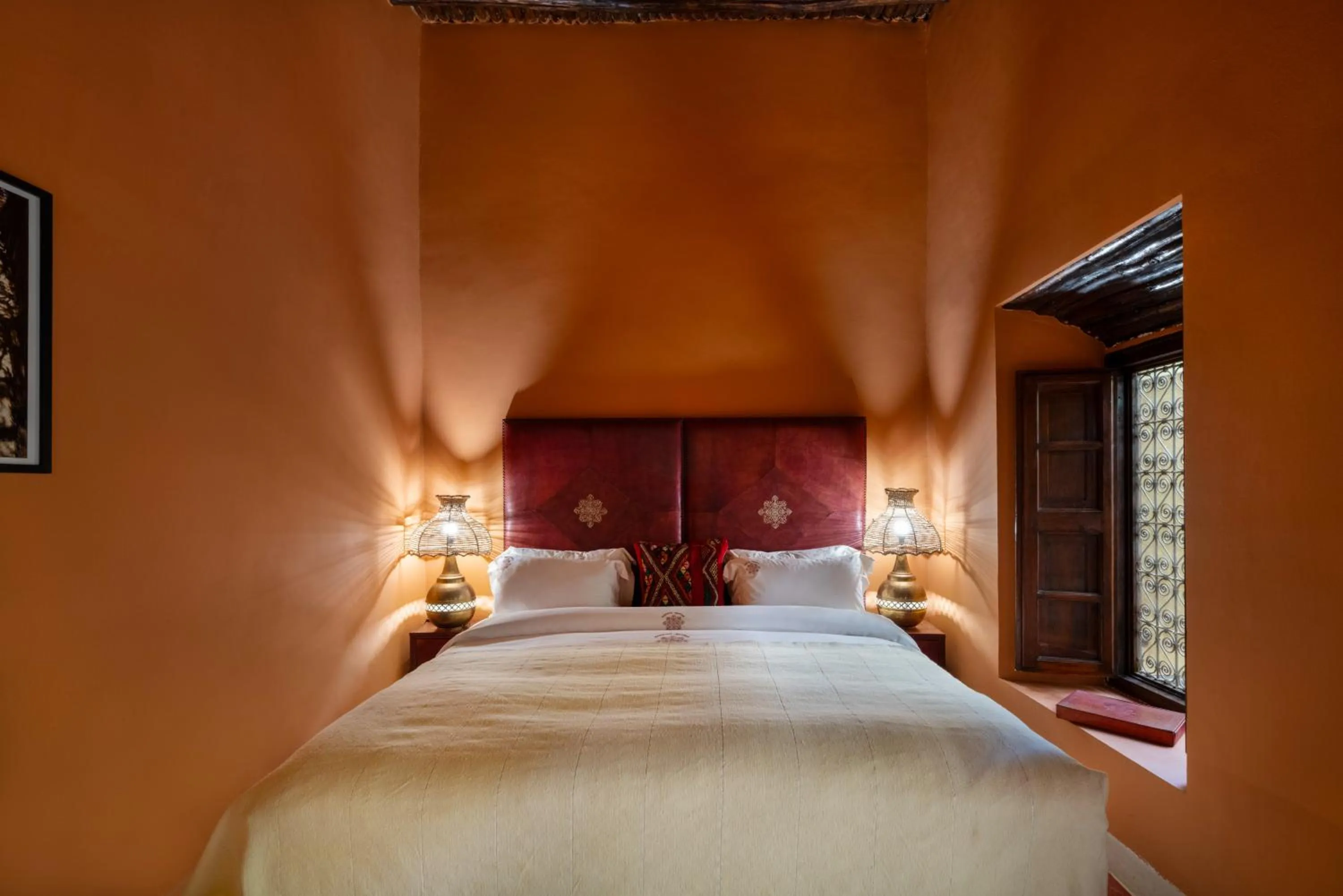 Bed in Kasbah Agafay Hotel & Spa