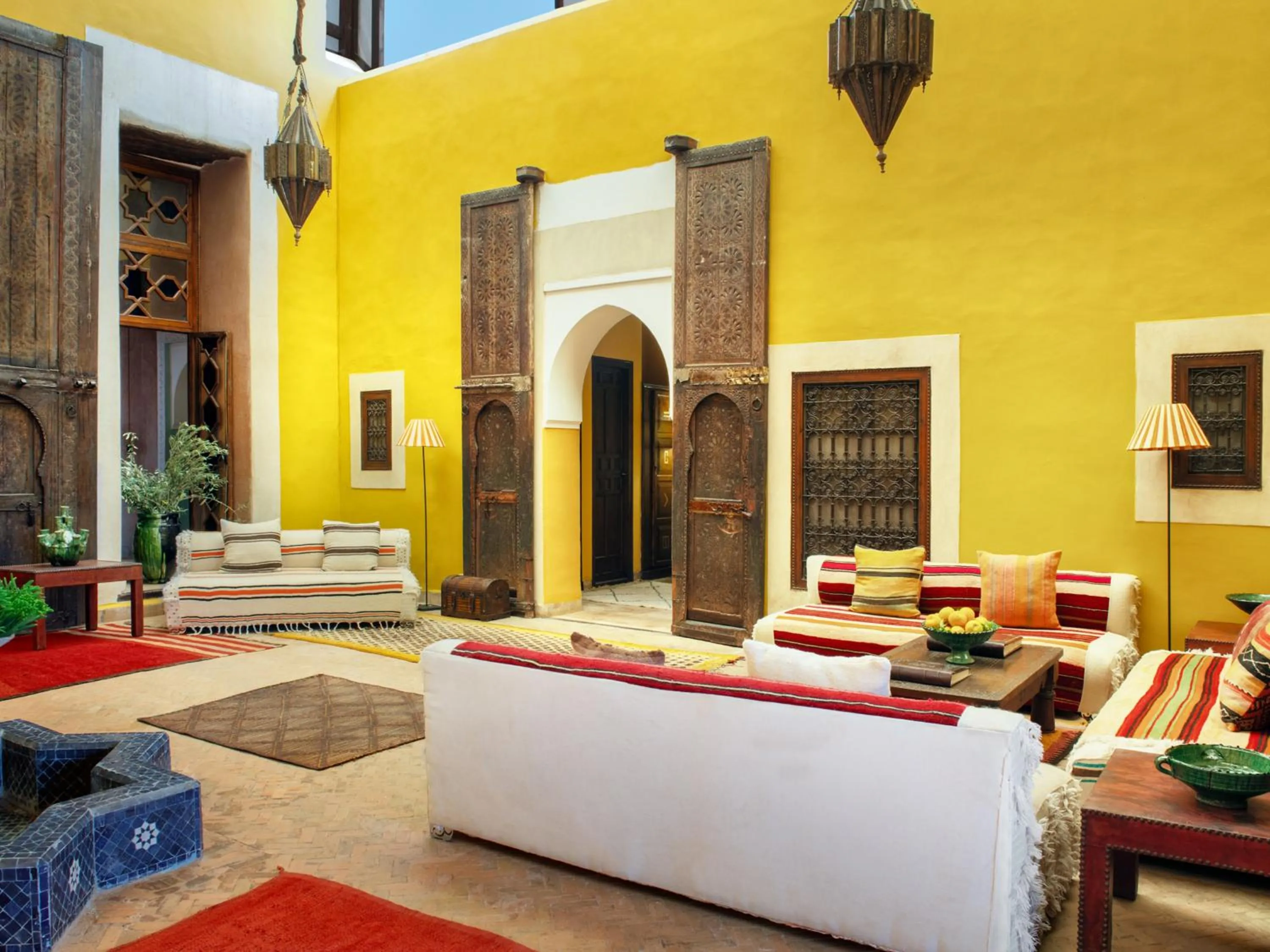 Living room in Kasbah Agafay Hotel & Spa