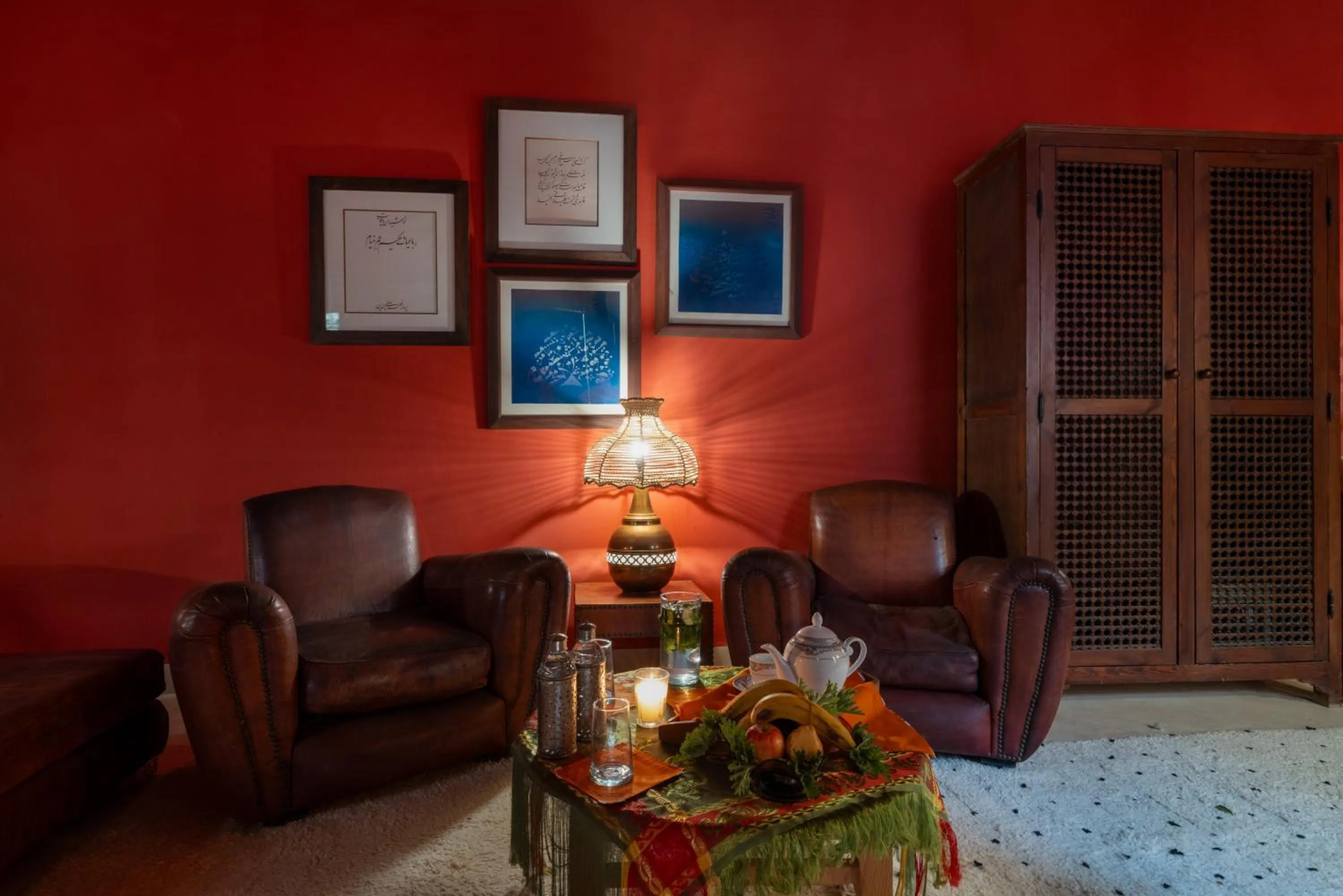 Living room in Kasbah Agafay Hotel & Spa