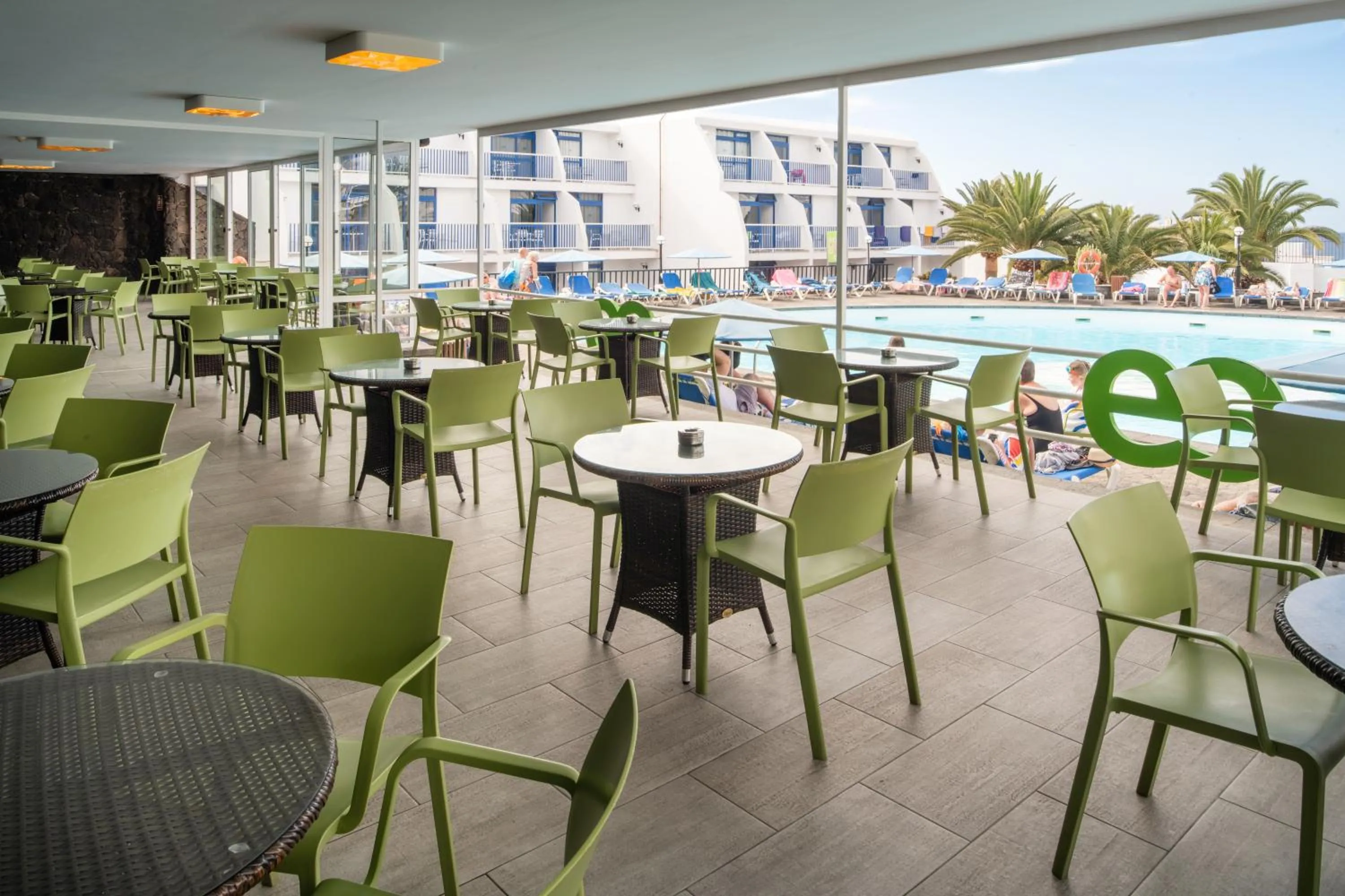 Pool view in Ereza Apartamentos Los Hibiscos - Adults Only