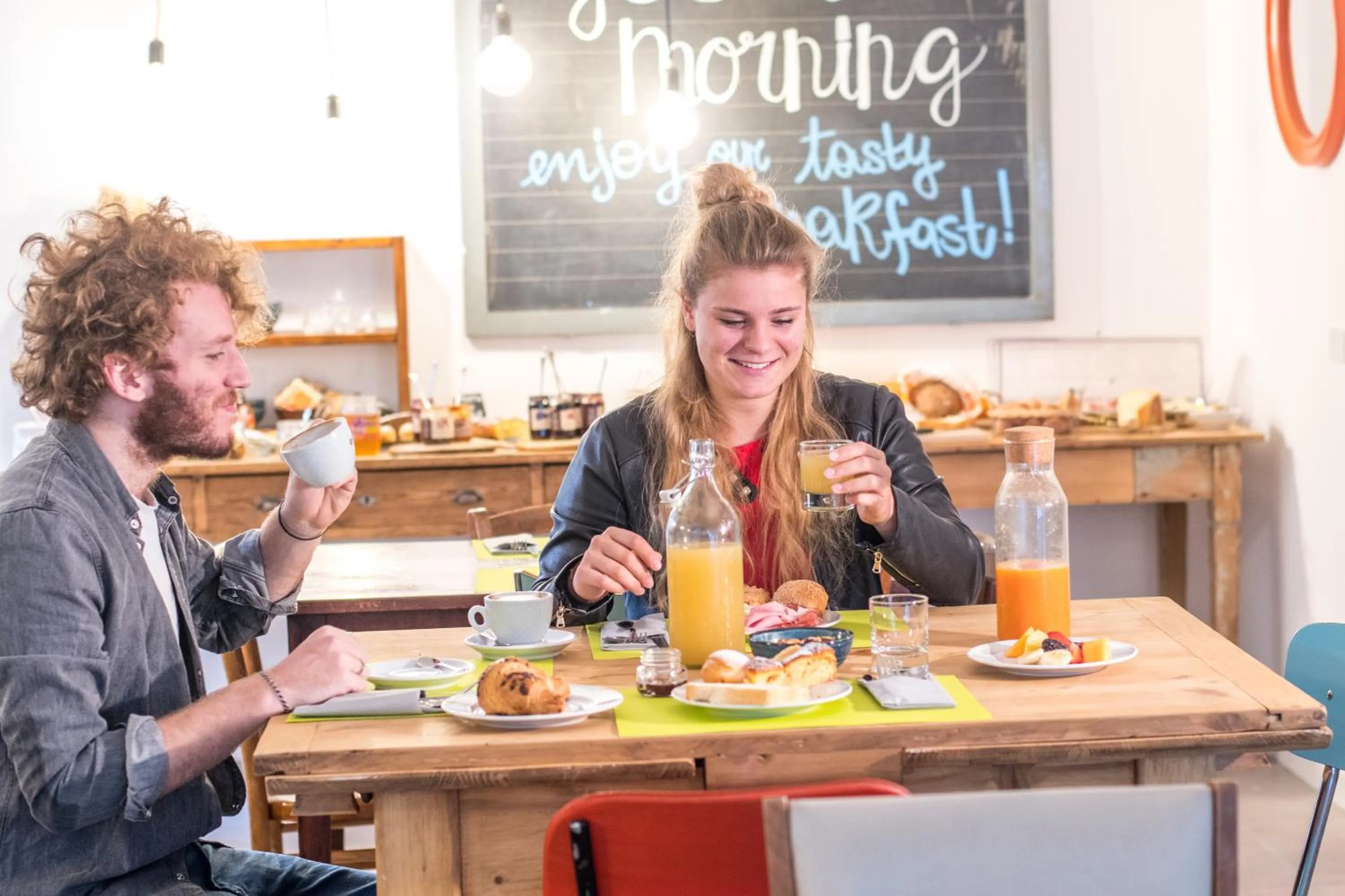 Buffet breakfast in Hotel Villa Rina