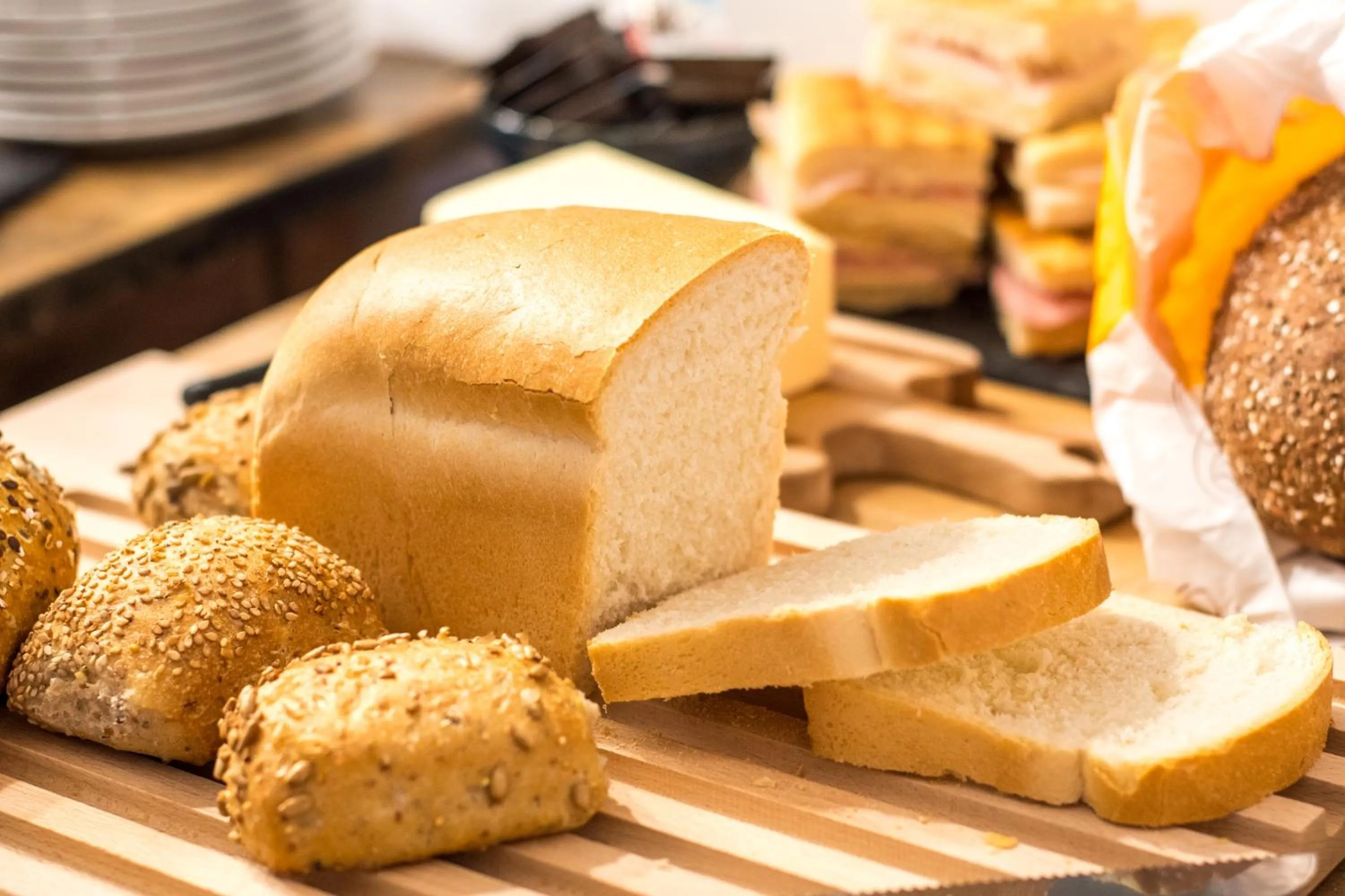 Buffet breakfast in Hotel Villa Rina