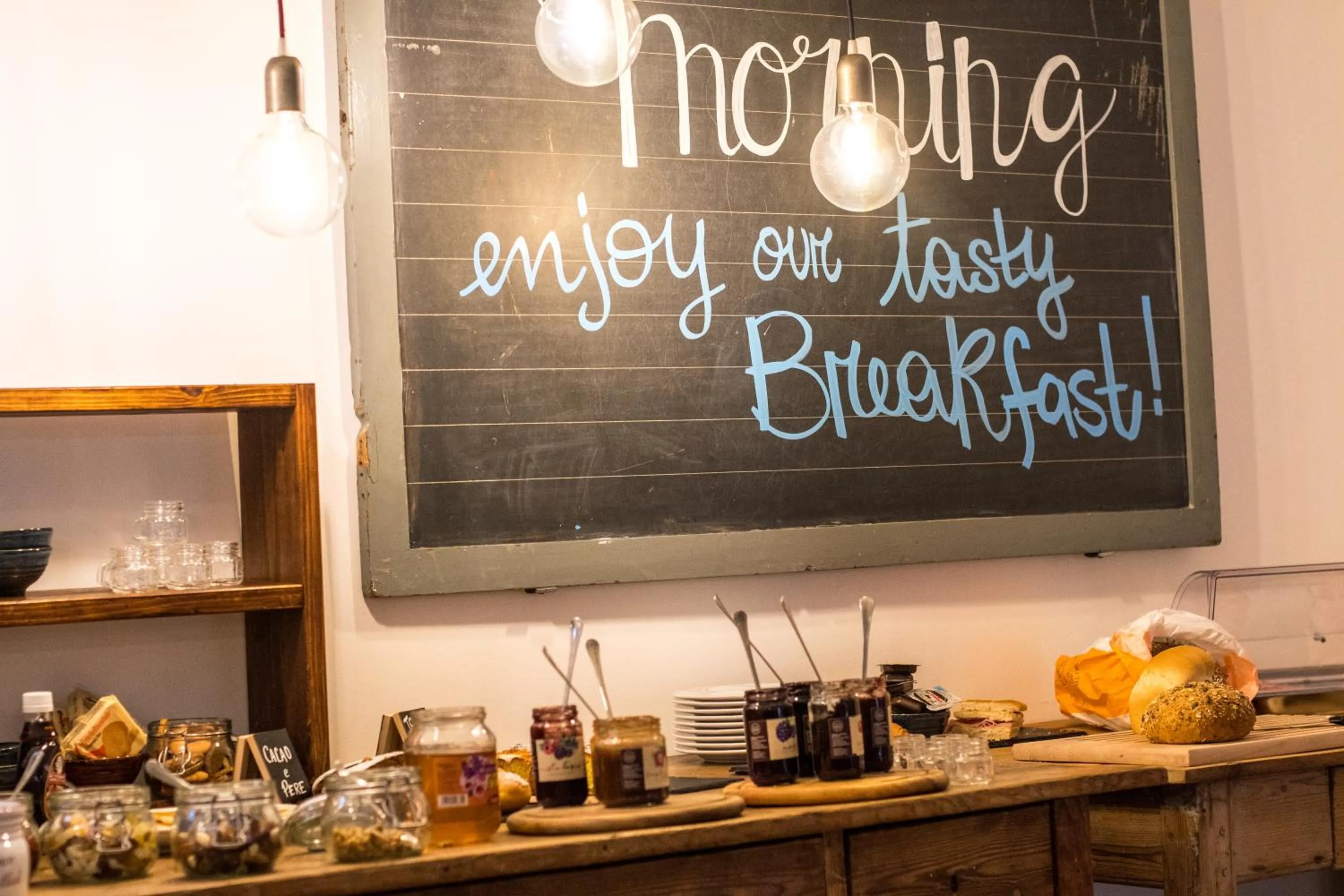 Buffet breakfast in Hotel Villa Rina