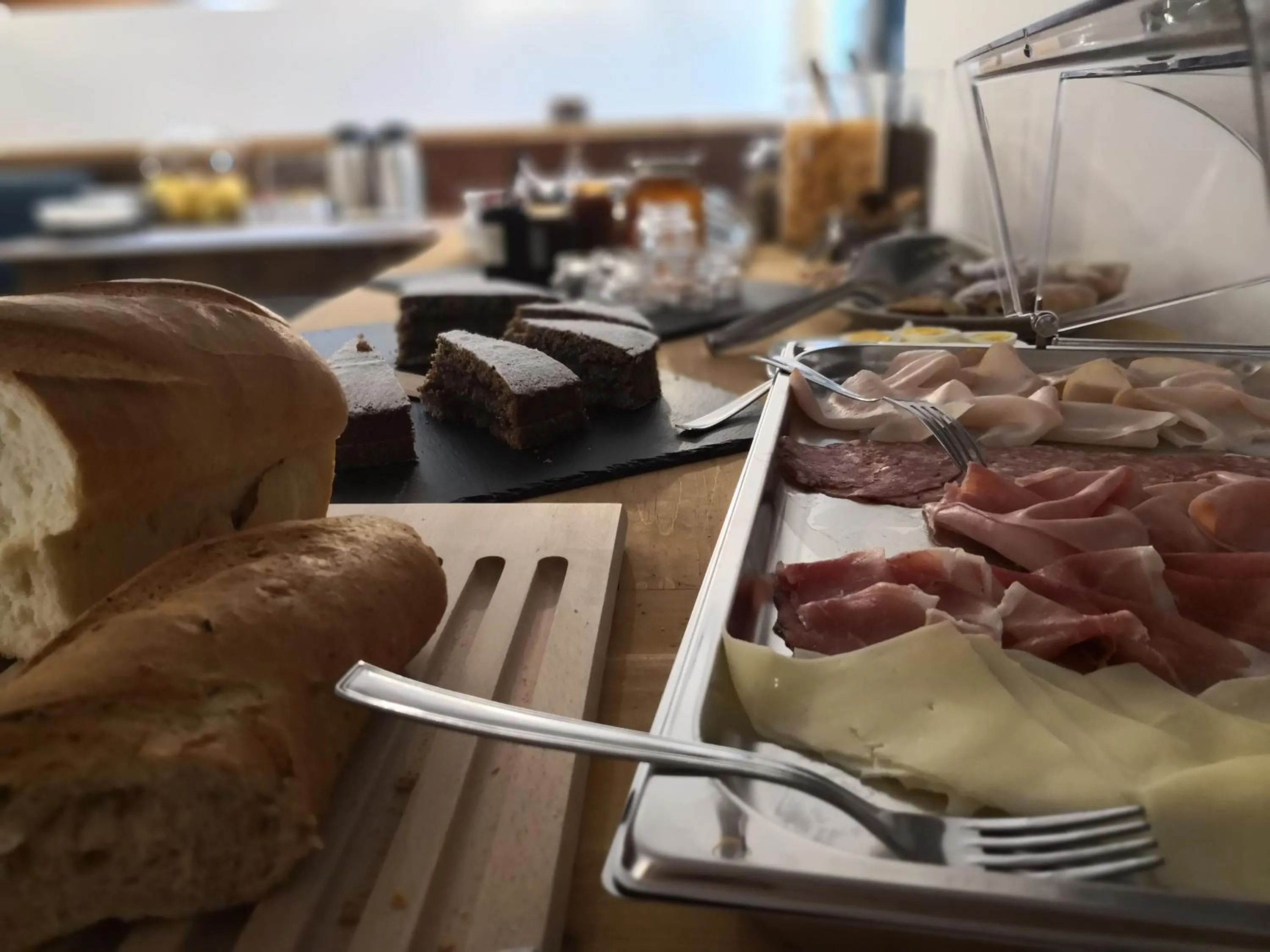 Continental breakfast in Hotel Villa Rina