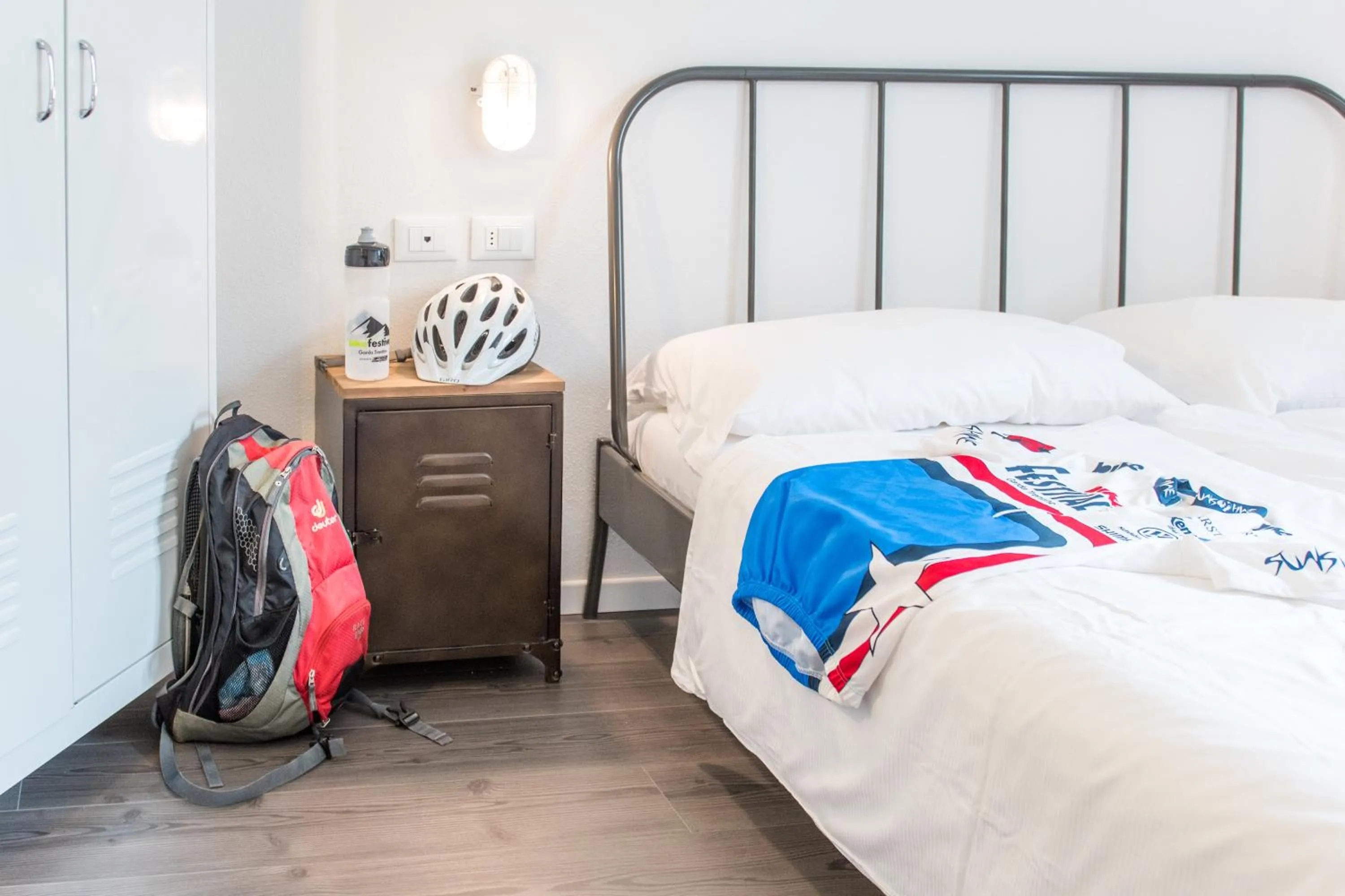 Decorative detail, Bed in Hotel Villa Rina