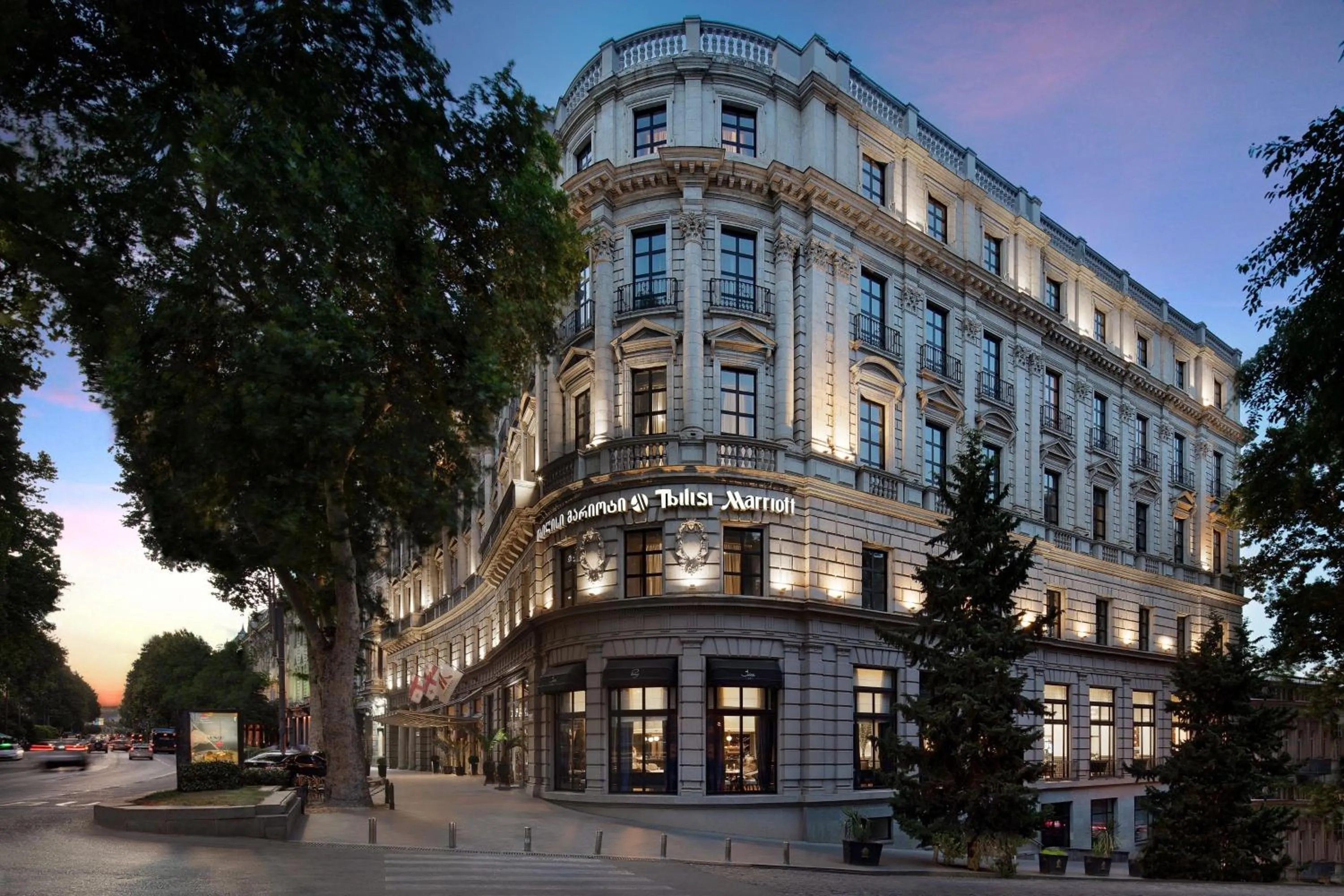 Property building in Tbilisi Marriott Hotel