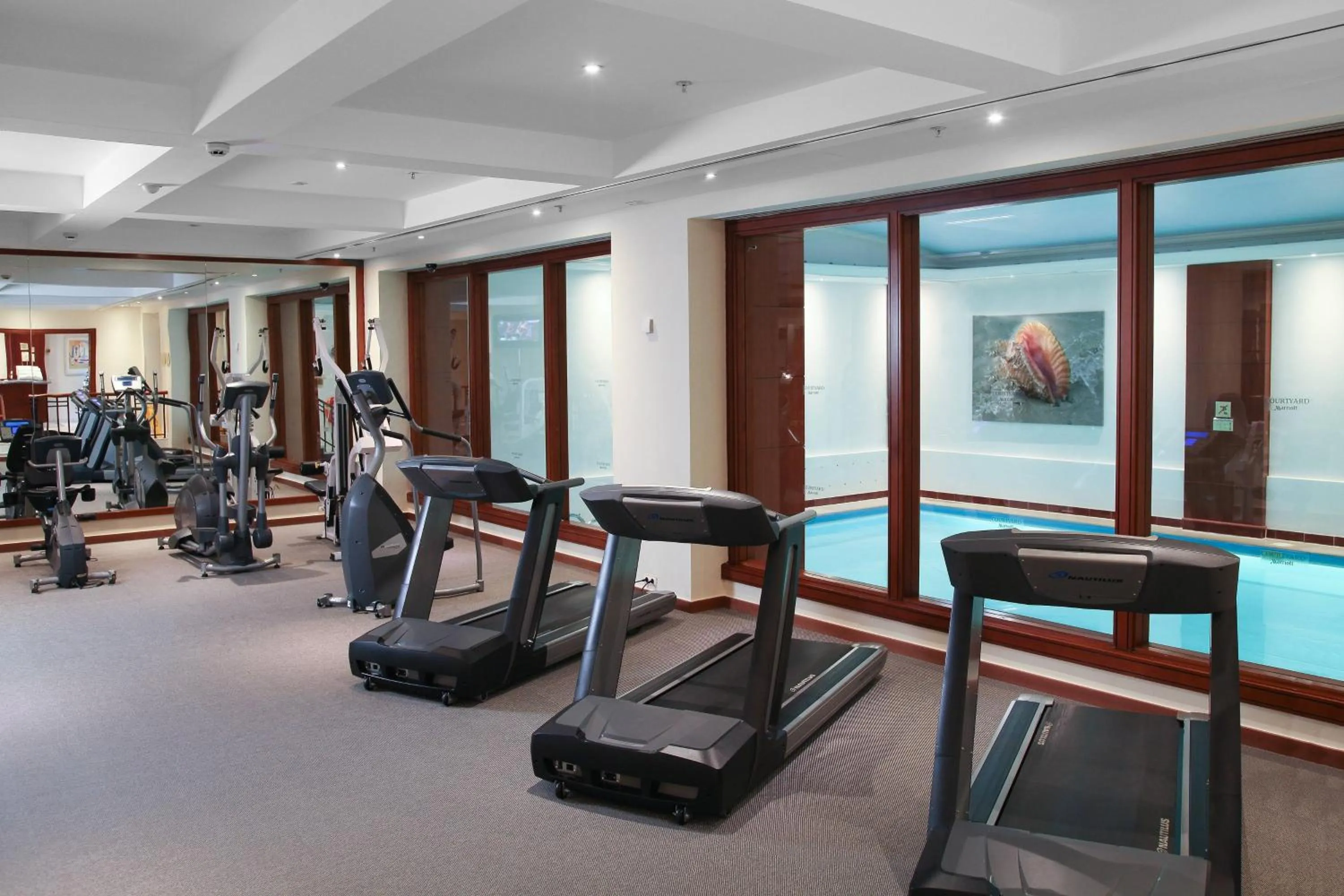 Fitness centre/facilities in Courtyard by Marriott Tbilisi