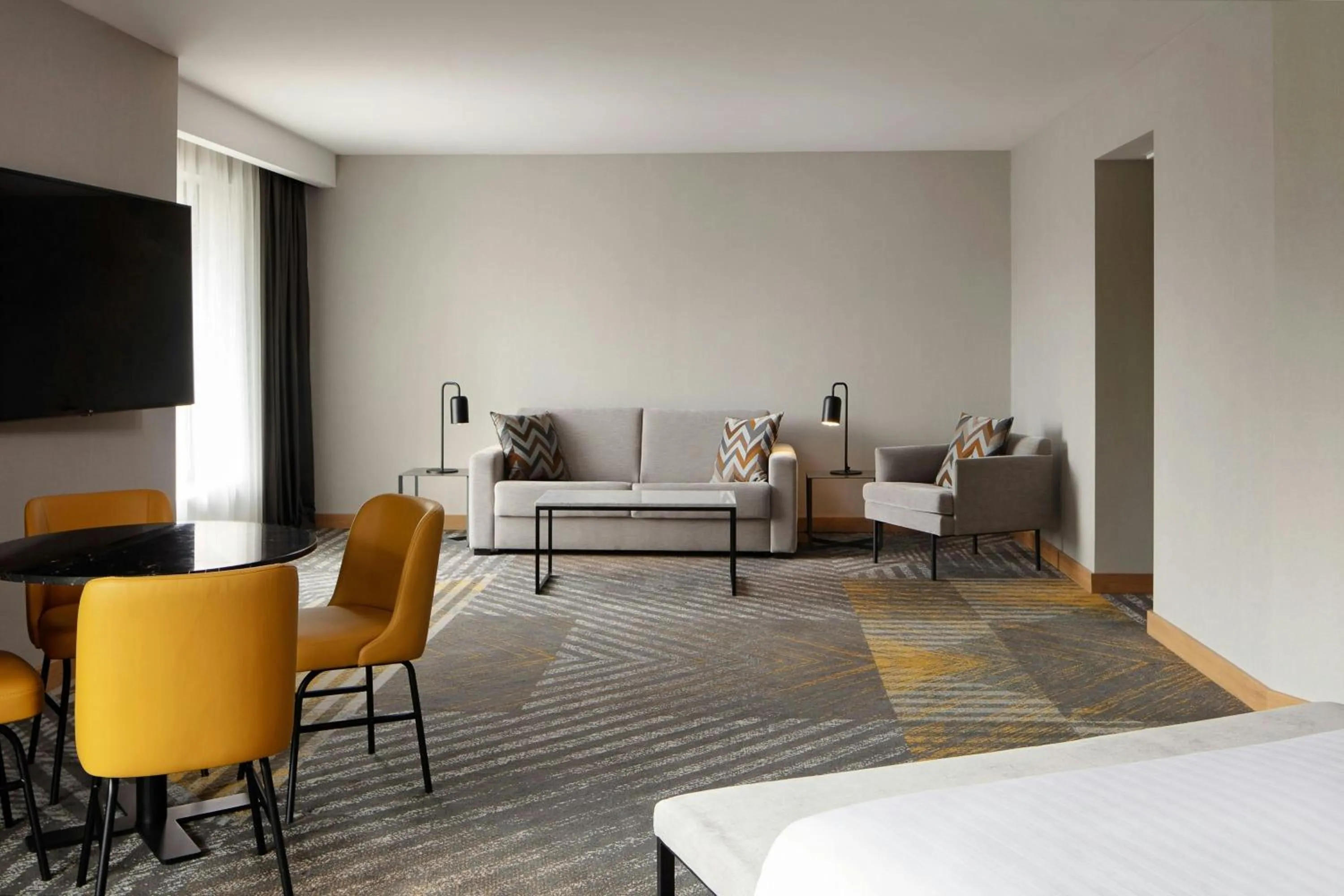 Living room, Bed in Courtyard by Marriott Tbilisi