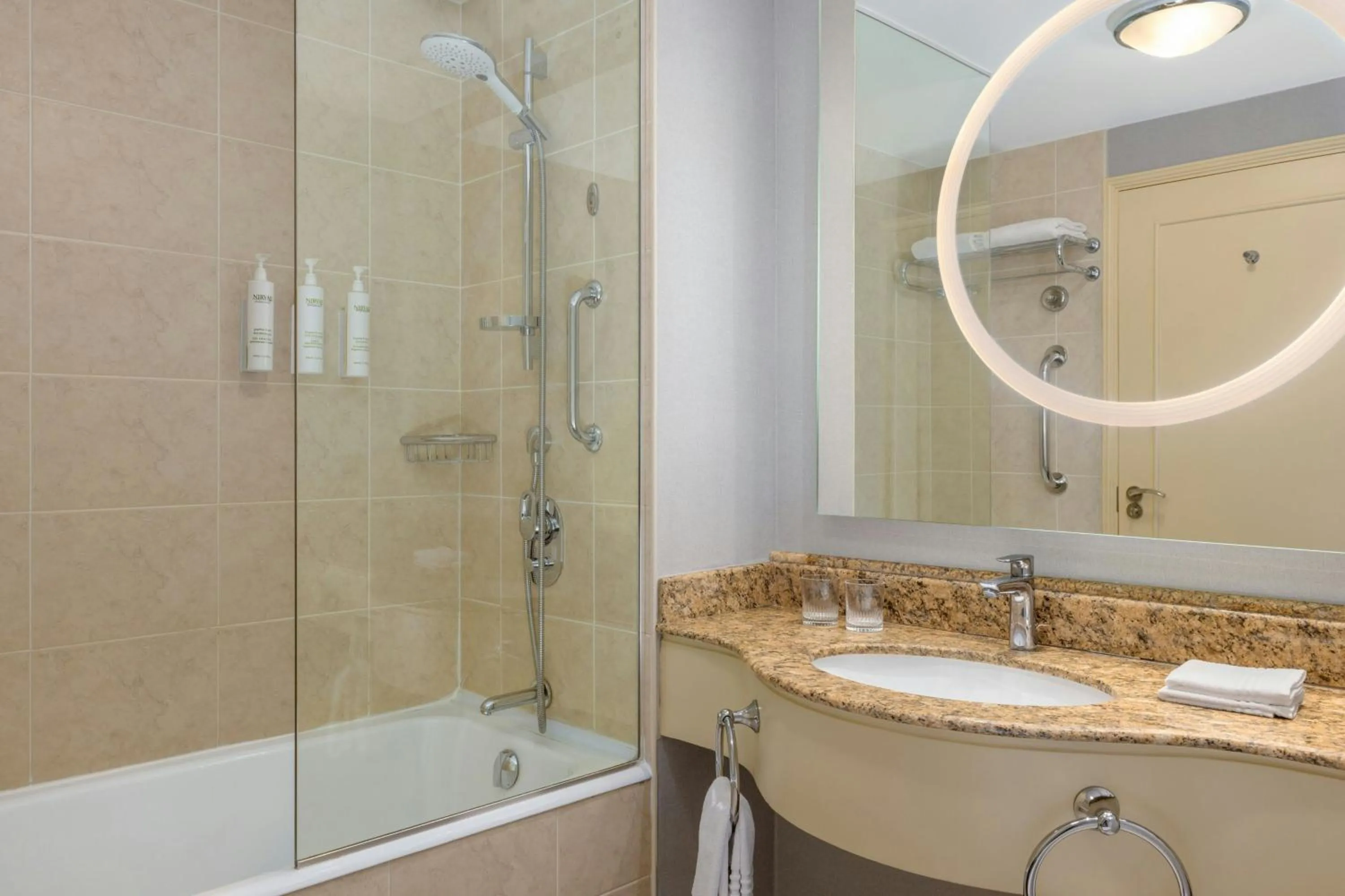 Bathroom in Courtyard by Marriott Tbilisi