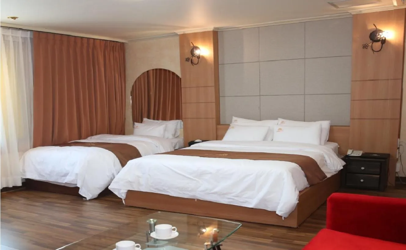 Bed in Uljin Grand Hotel