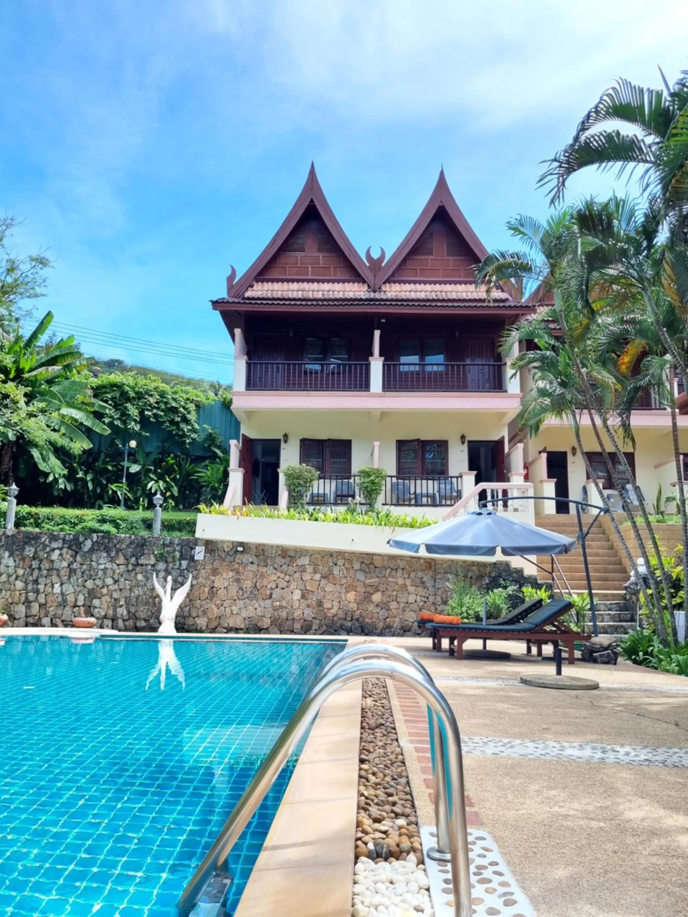 Pool view in Kata Interhouse Resort by Haii Collection