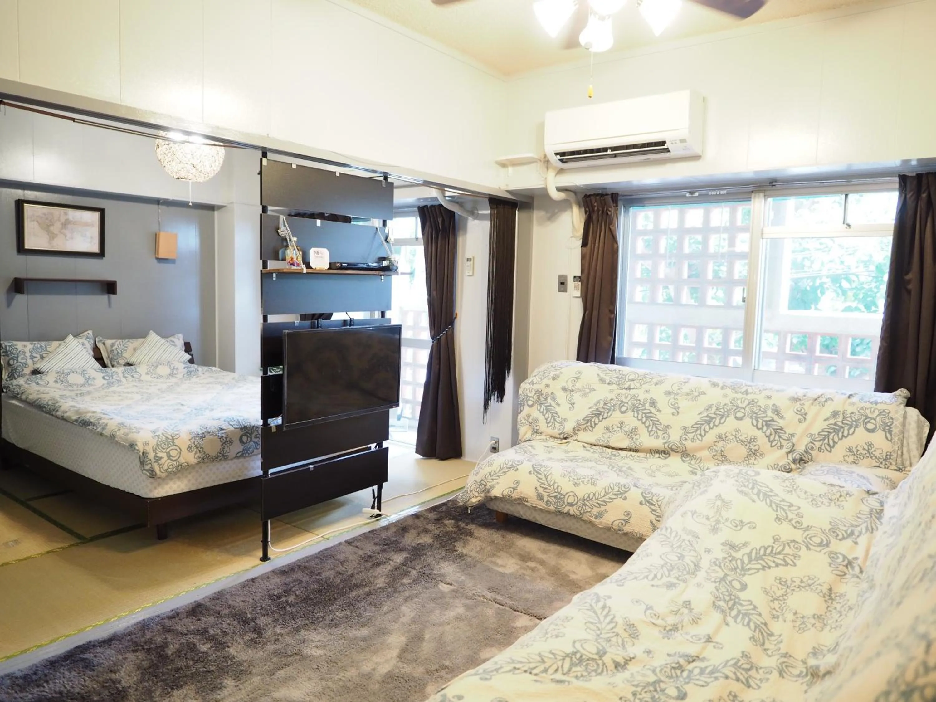 Bed in Holiday Homes TSUBOYA 202