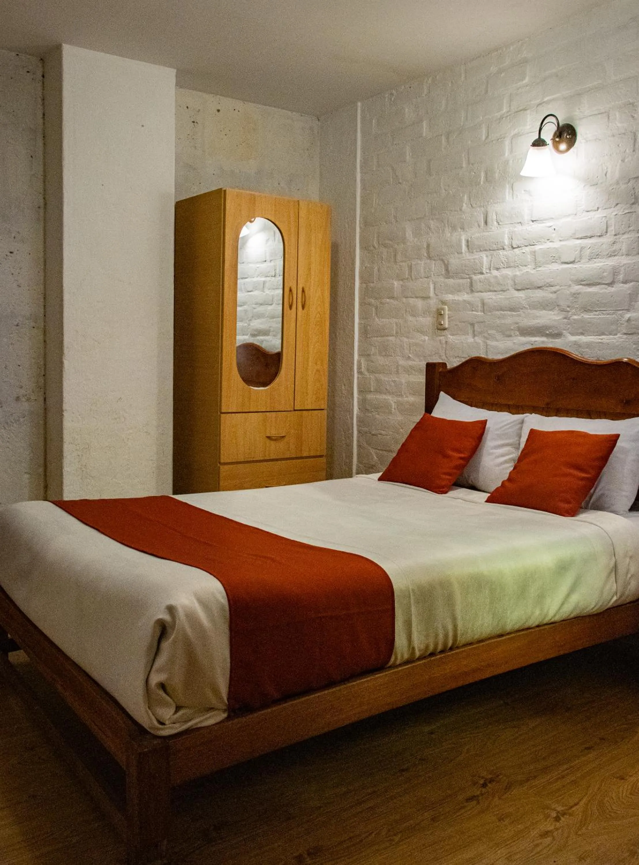 Bed in Hotel La Posada de Ugarte