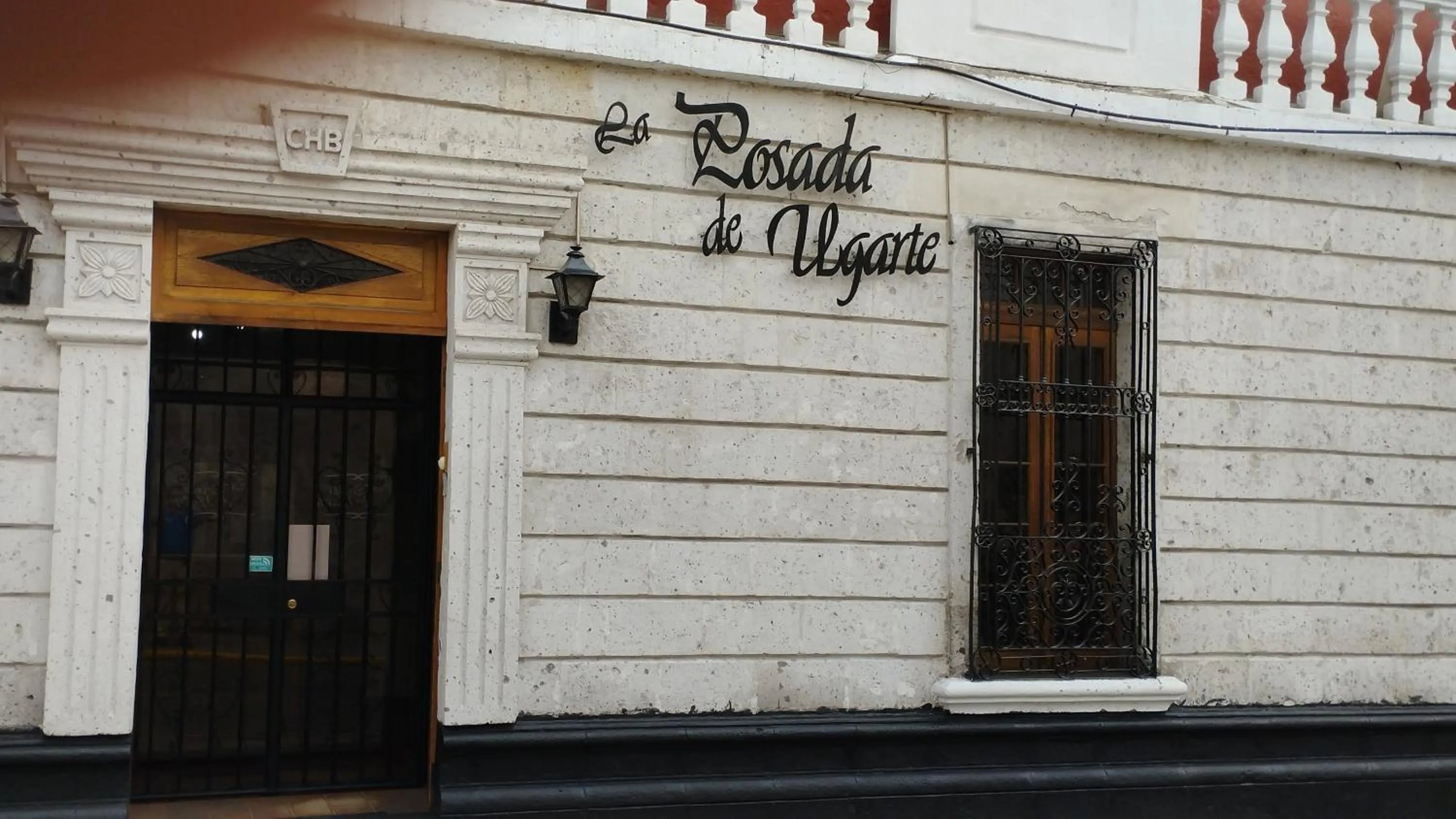 Facade/entrance in Hotel La Posada de Ugarte