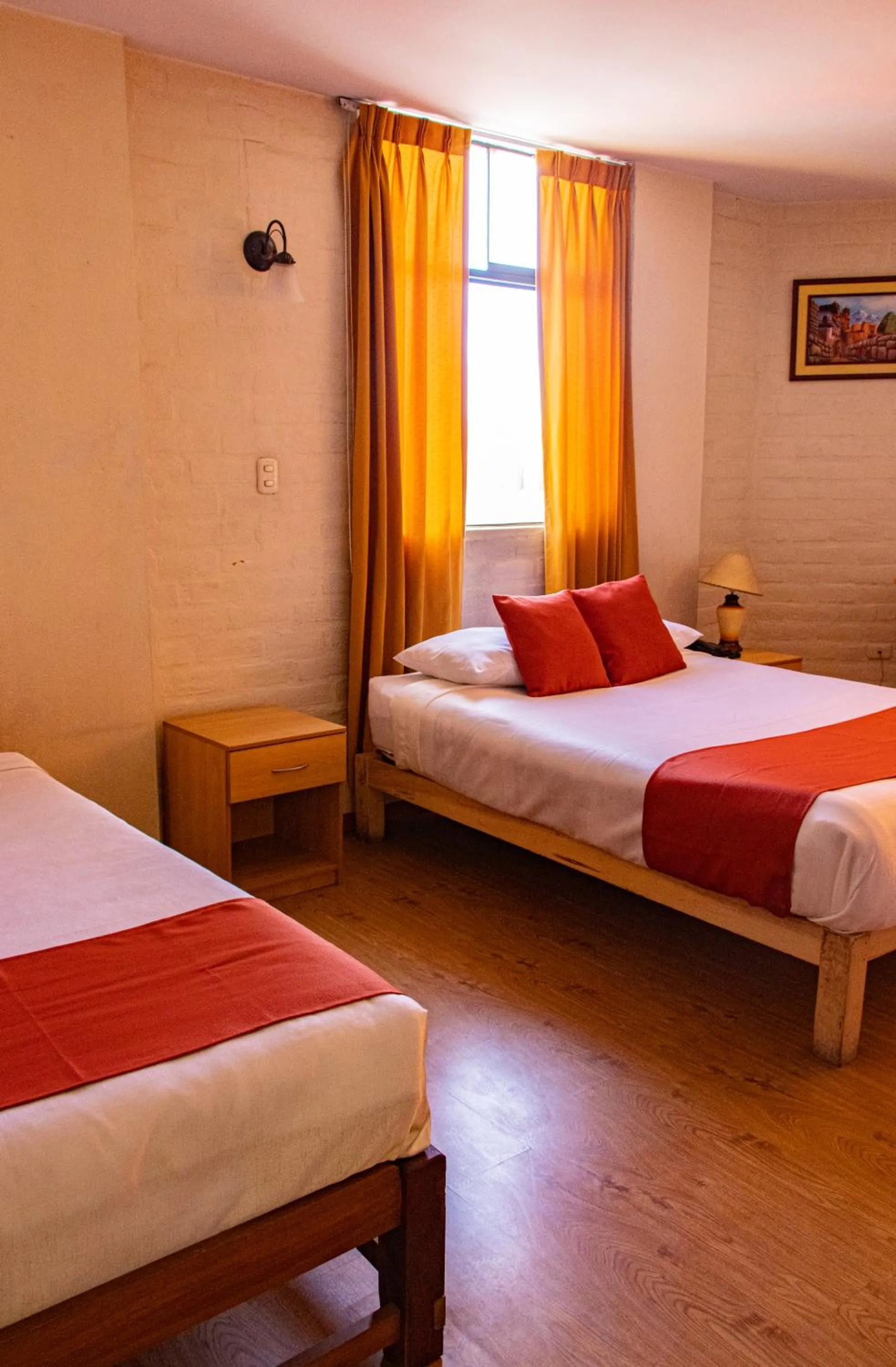 Bed in Hotel La Posada de Ugarte