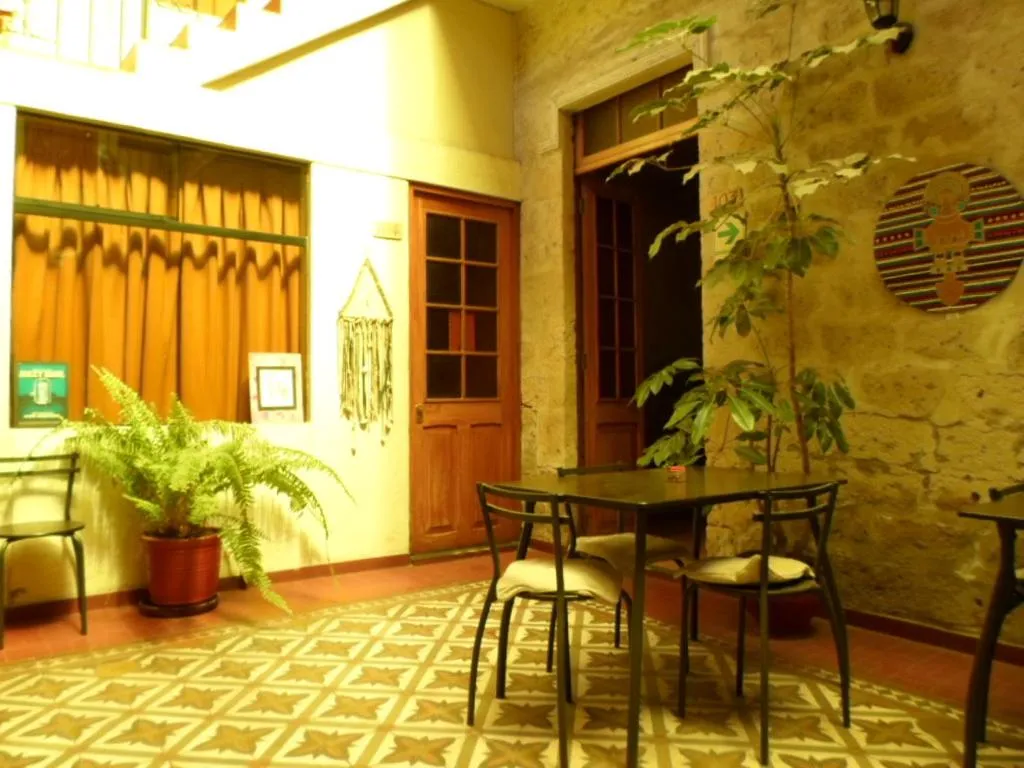 Patio in Hotel La Posada de Ugarte