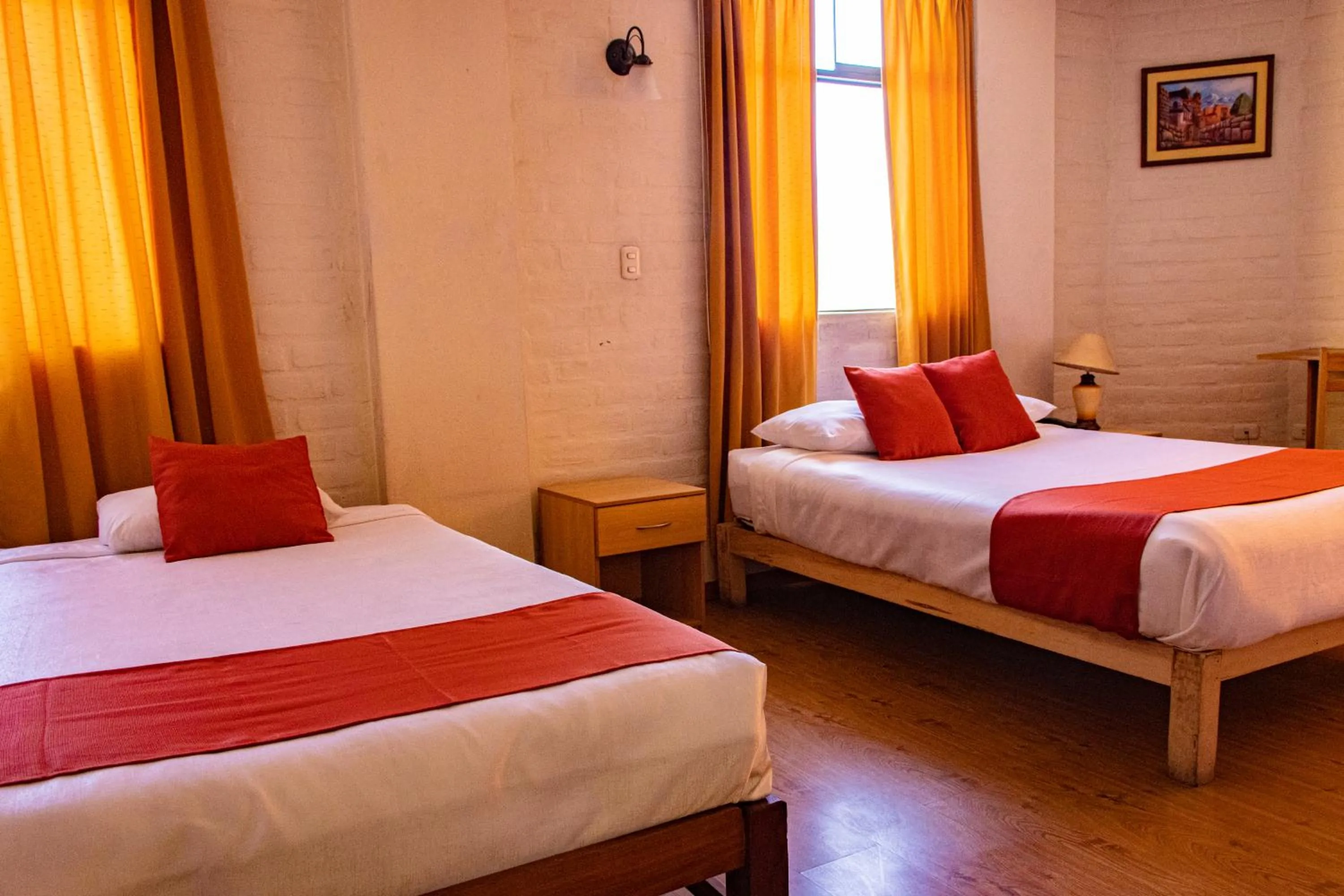 Bed in Hotel La Posada de Ugarte