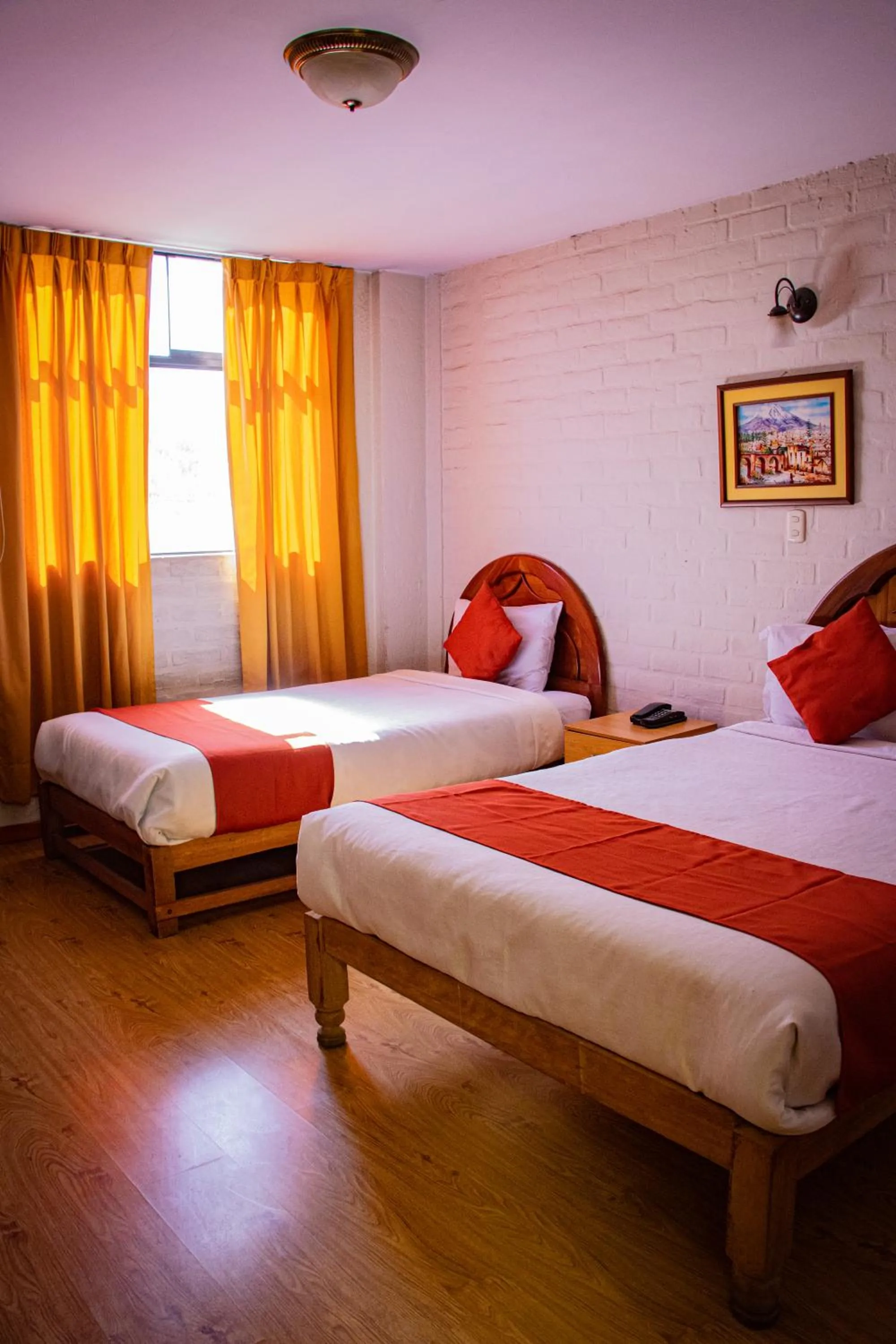 Bed in Hotel La Posada de Ugarte