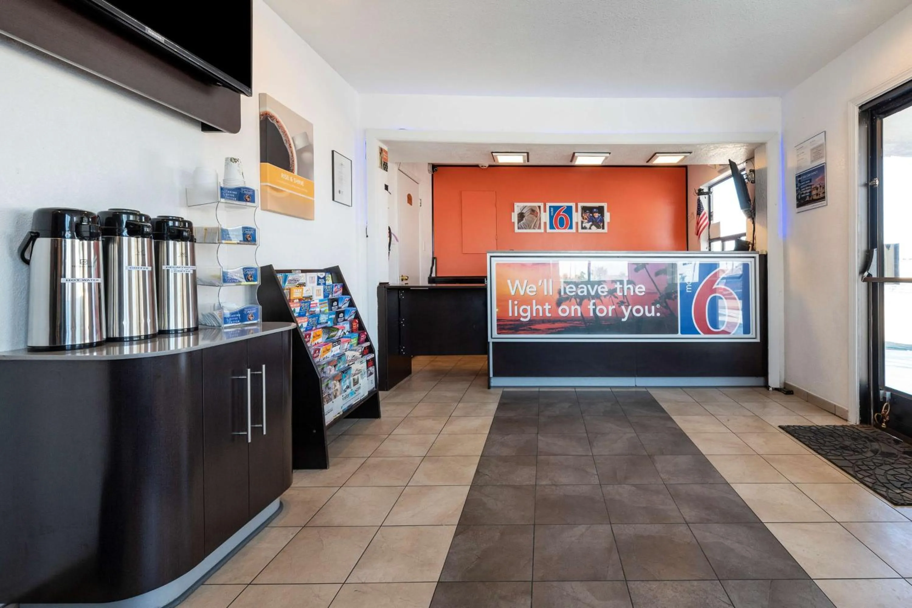 Lobby or reception in Motel 6-Westley, CA