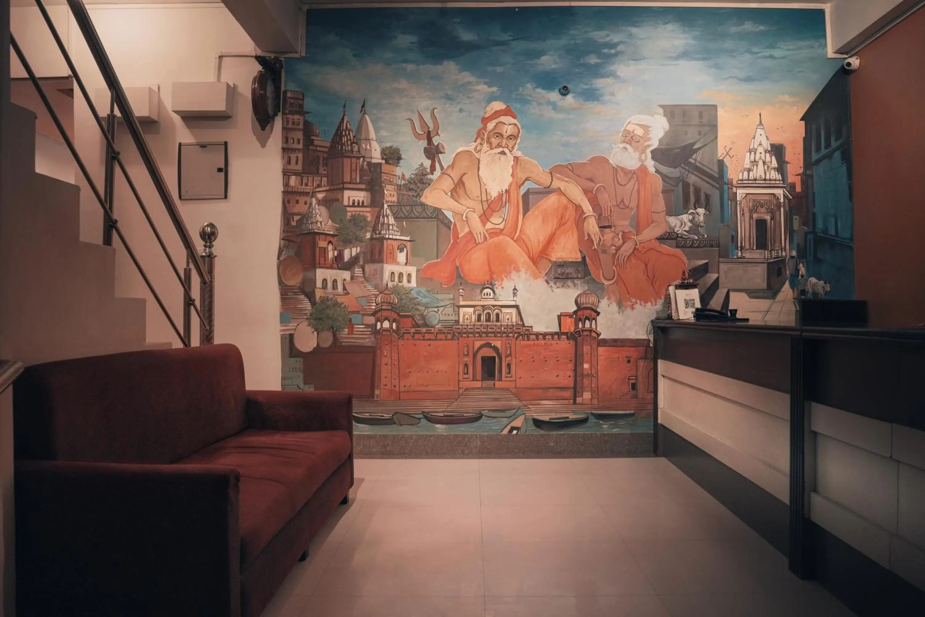 Seating area in The White Canyon