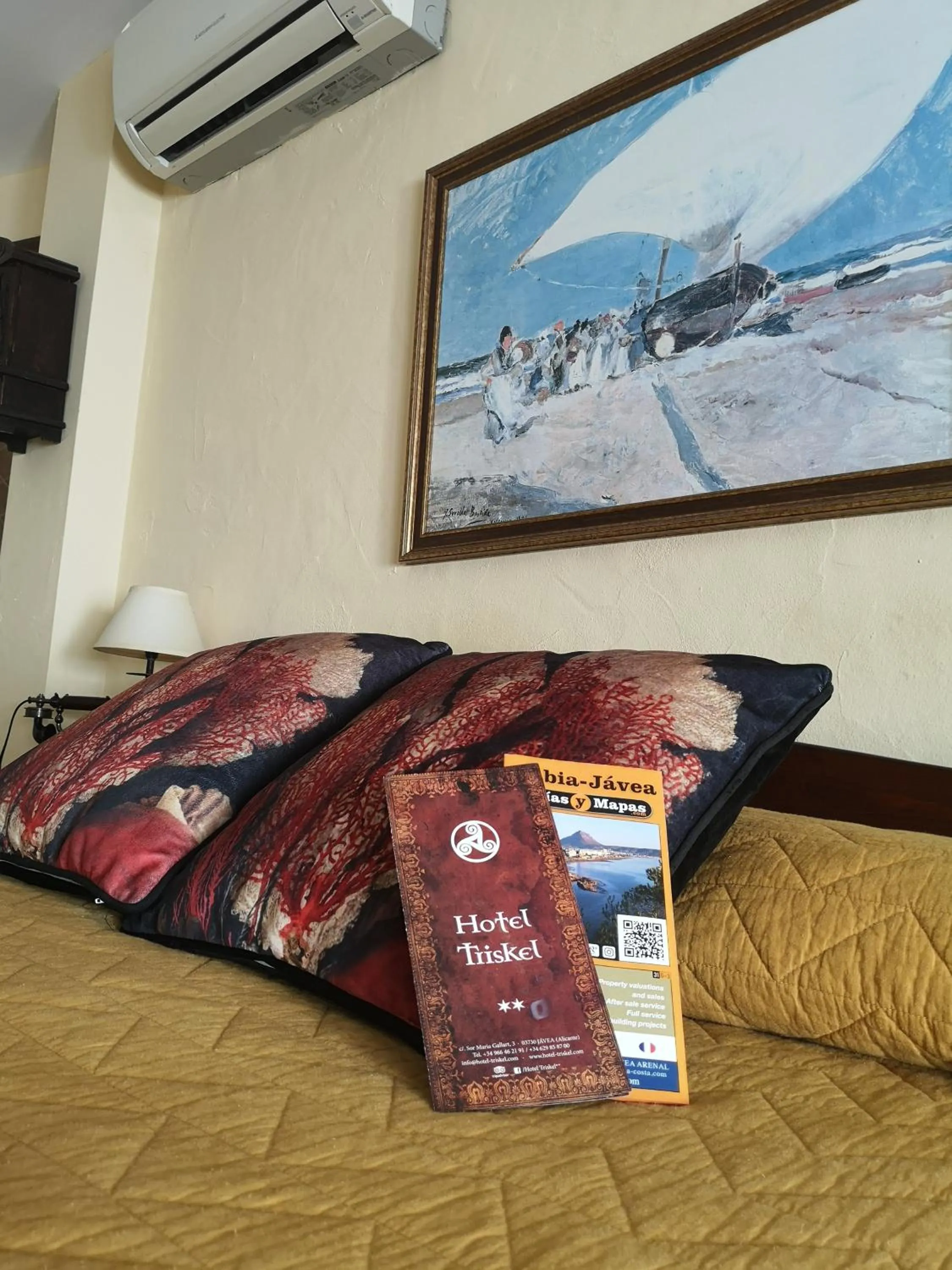 Bed in Hotel Triskel