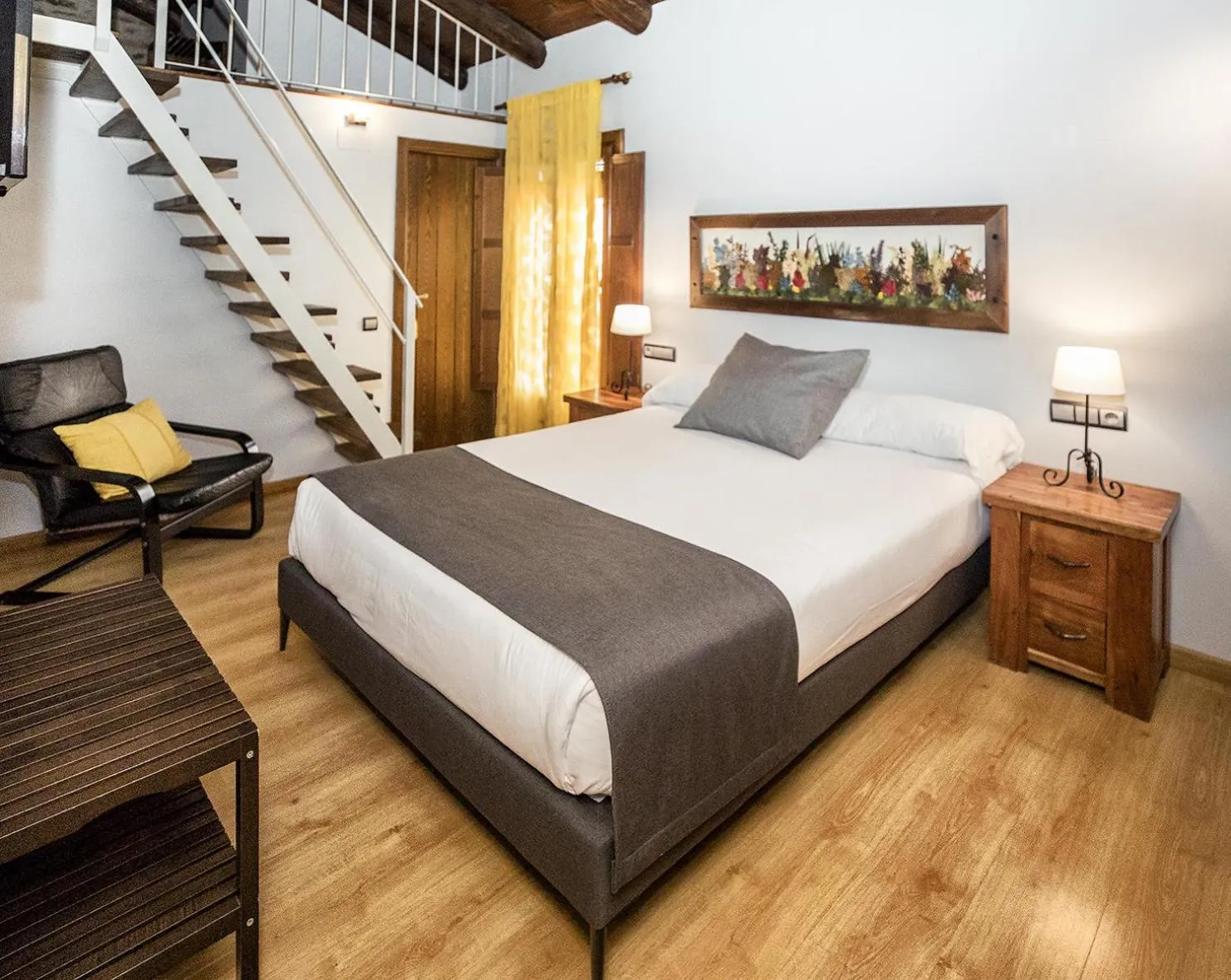 Bedroom, Bed in Hotel La Fonda De La Estación