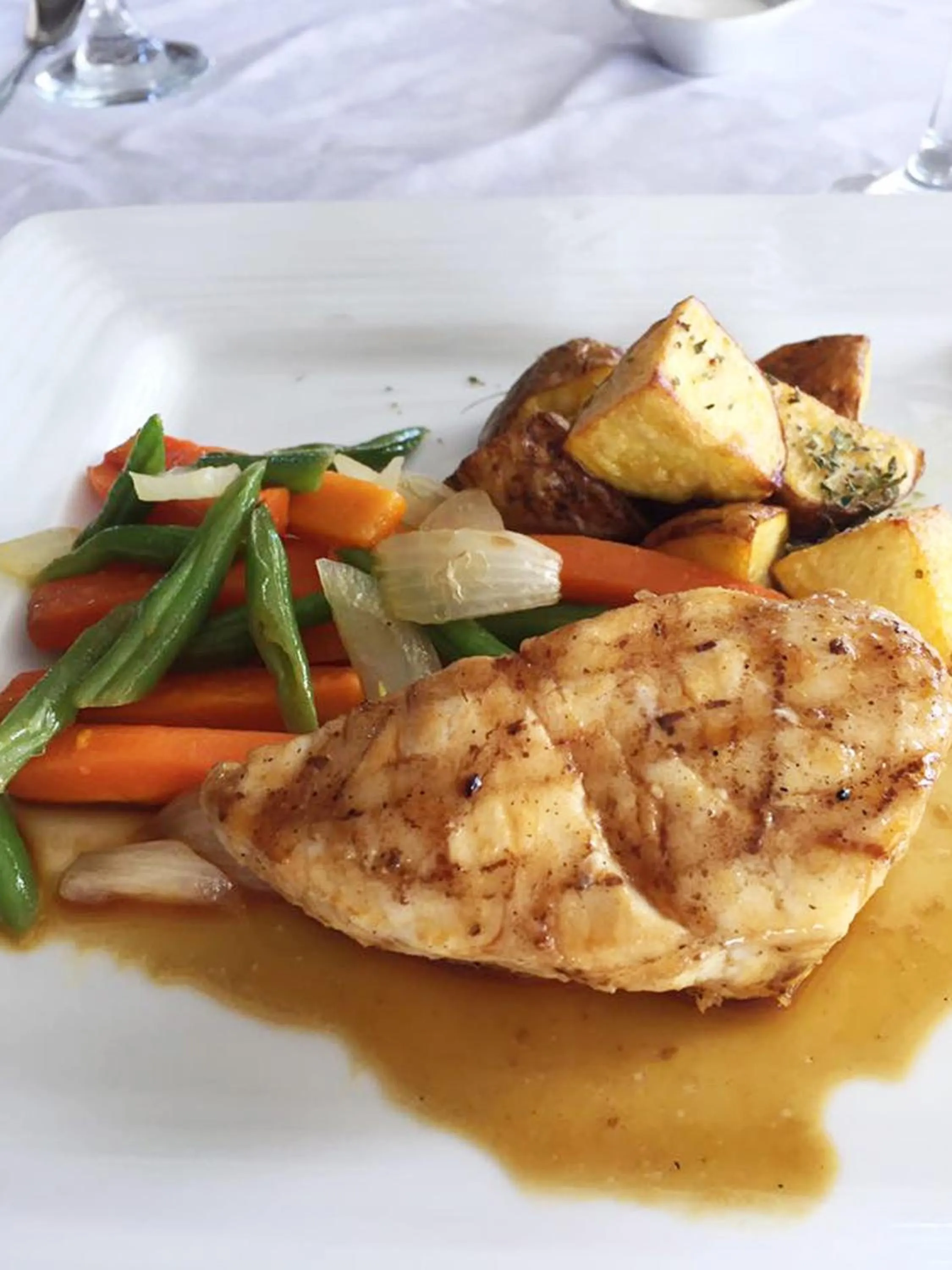 Food close-up in The Wooden House Hotel