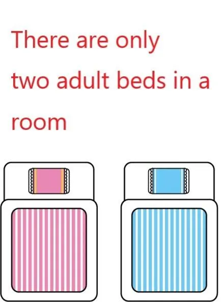 Bed in Karin doo Hotel