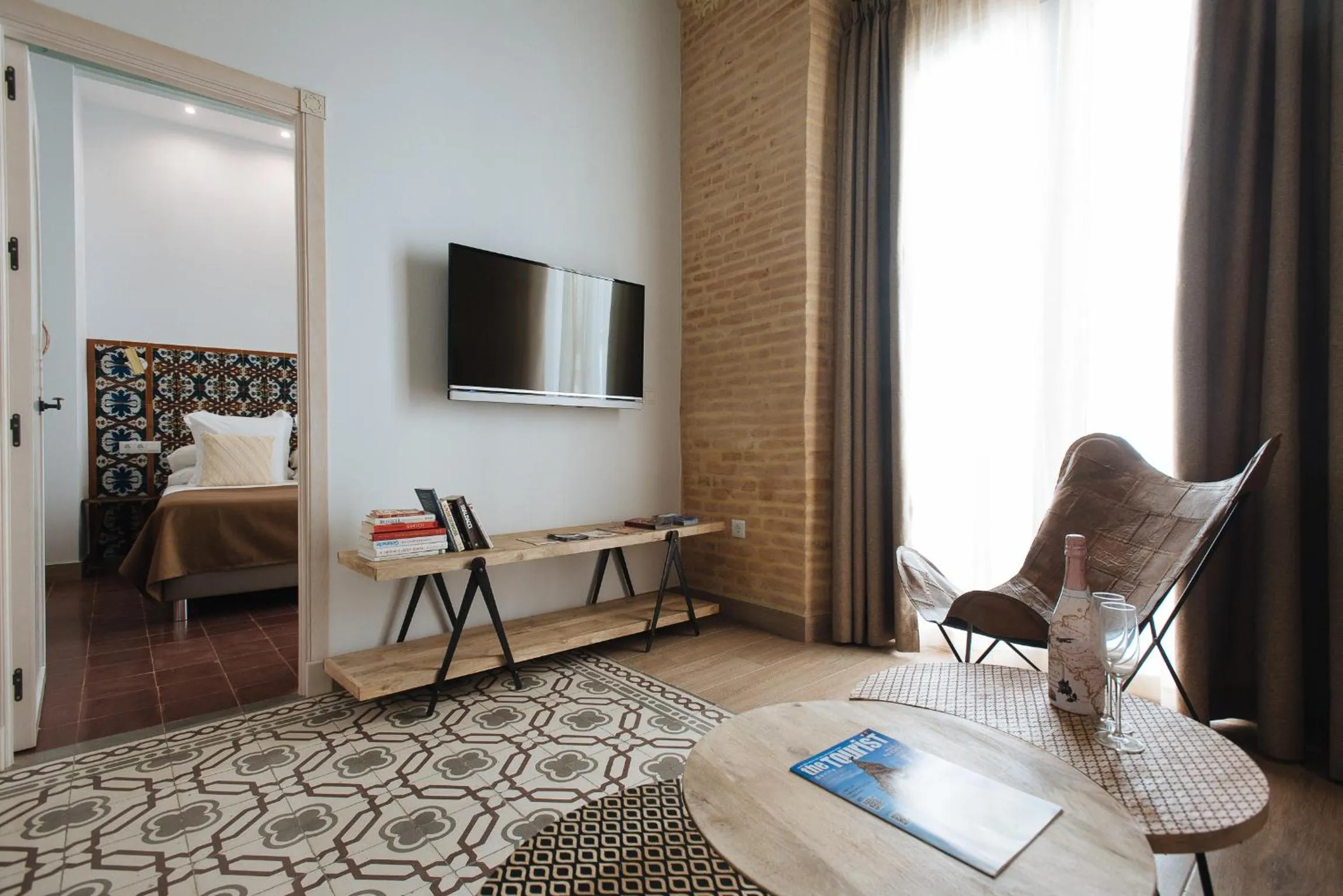 Living room, Bed in Hommyhome Casa Assle